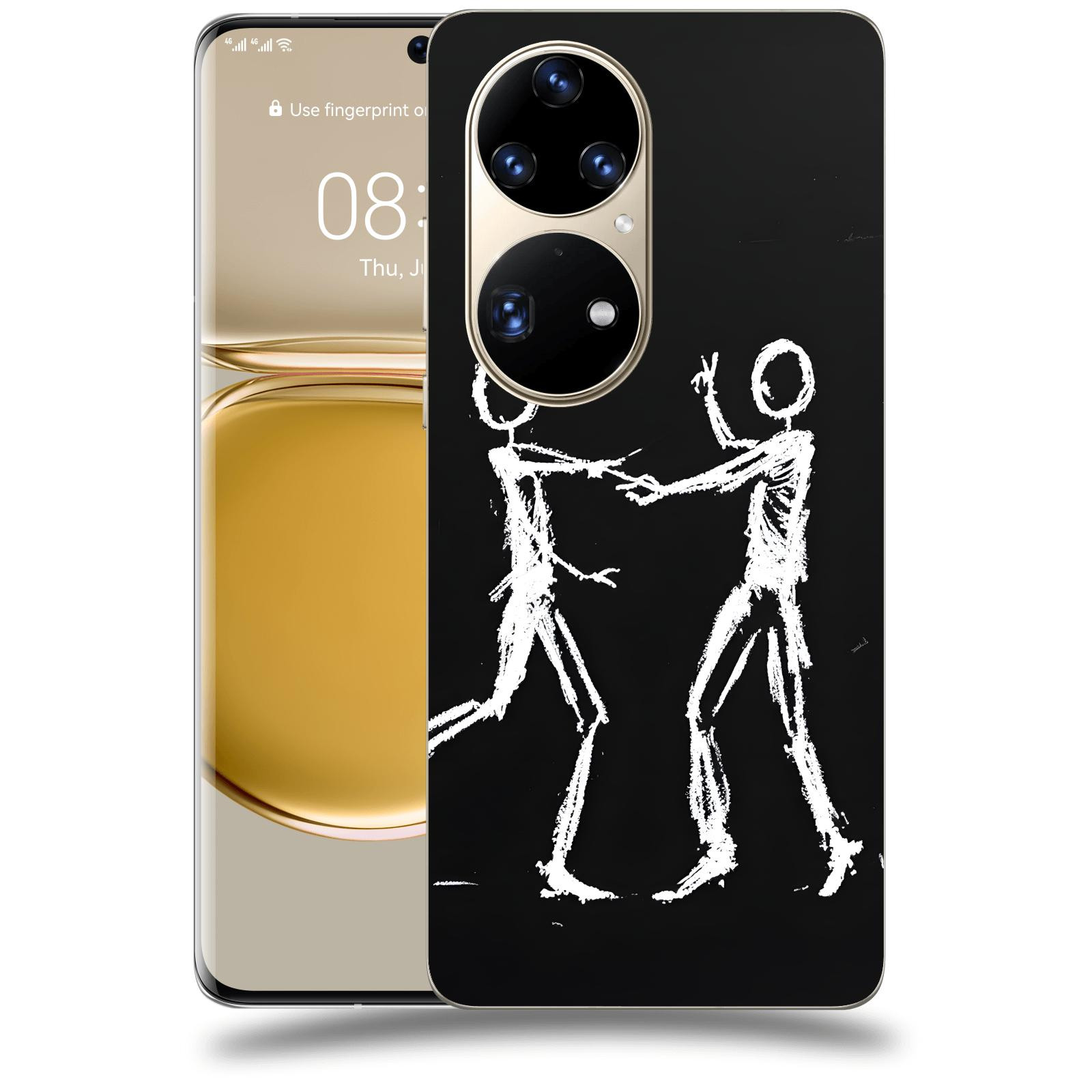 ACOVER Kryt na mobil Huawei P50 - Siluety