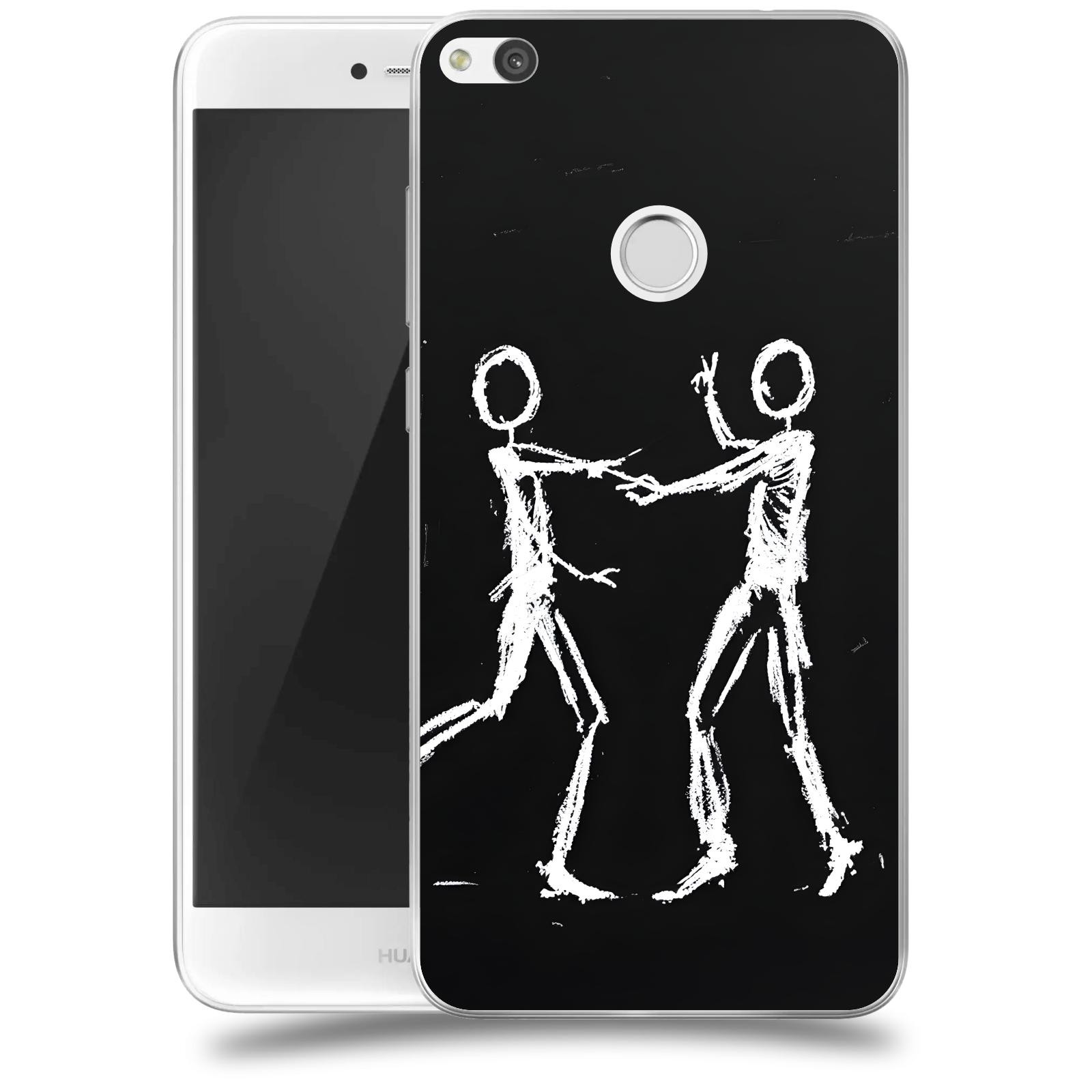 ACOVER Kryt na mobil Huawei P9 Lite 2017 - Siluety