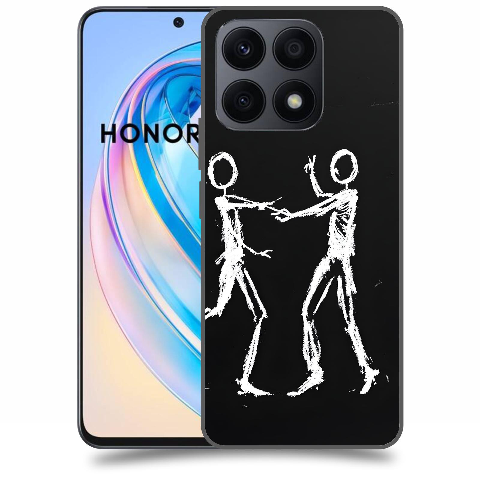ACOVER Kryt na mobil Honor X8a - Siluety