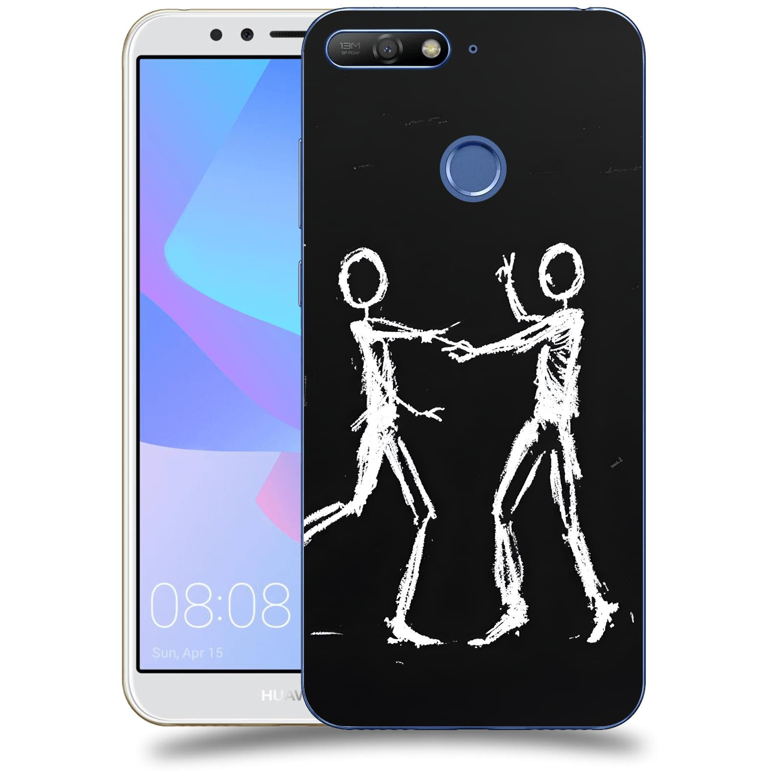 ACOVER Kryt na mobil Huawei Y6 Prime 2018 - Siluety