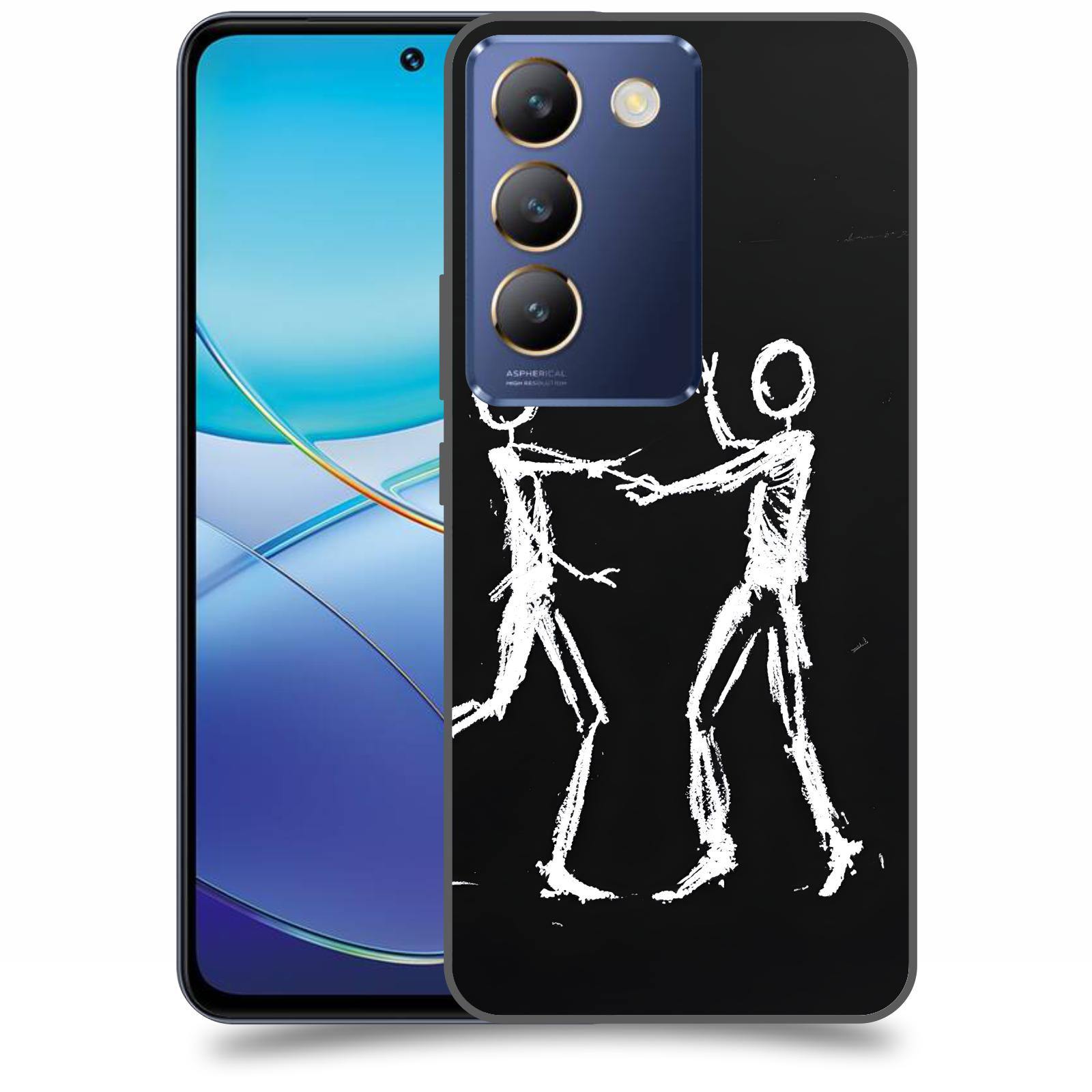ACOVER Kryt na mobil Vivo V40SE - Siluety