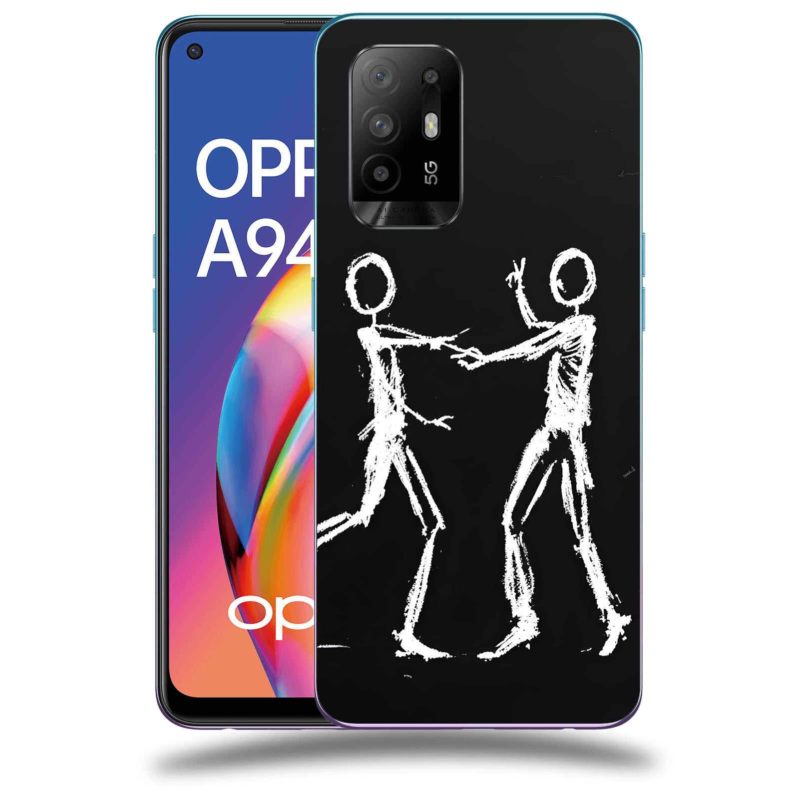 ACOVER Kryt na mobil OPPO A94 5G - Siluety