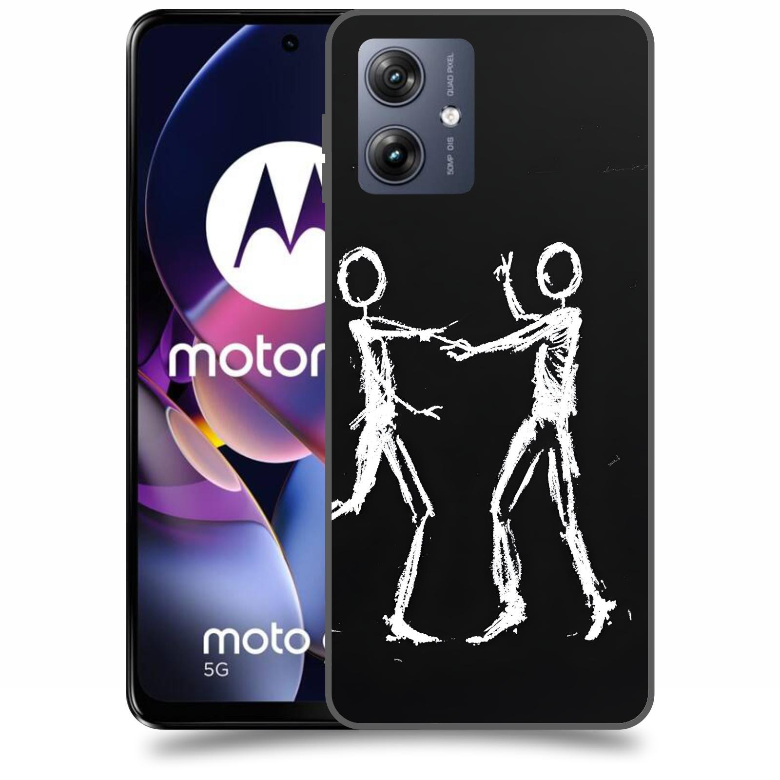 ACOVER Kryt na mobil Motorola Moto G54 5G - Siluety