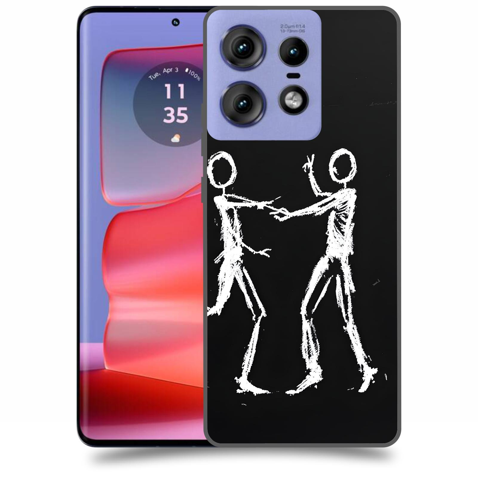 ACOVER Kryt na mobil Motorola Edge 50 Pro - Siluety