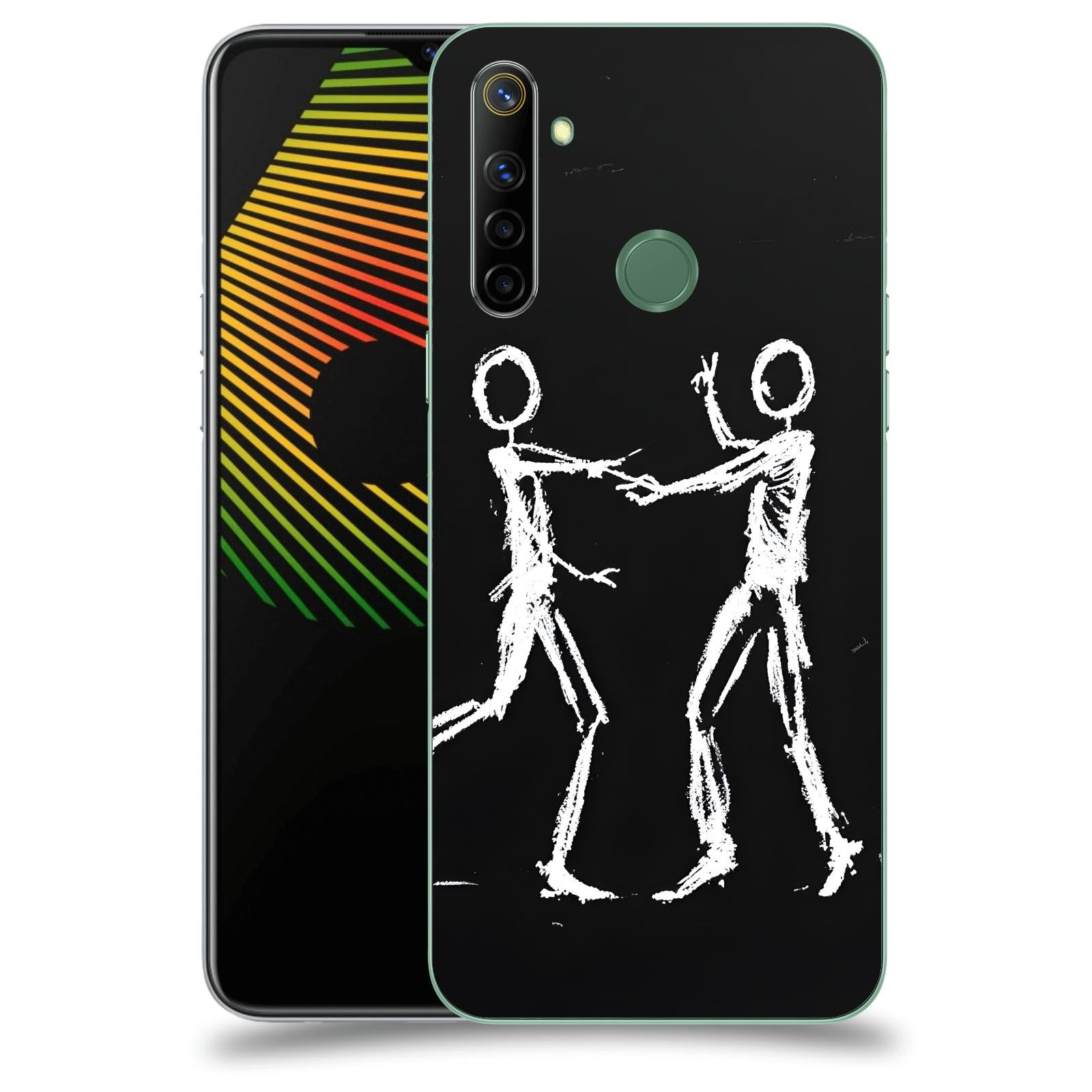 ACOVER Kryt na mobil Realme 6i - Siluety