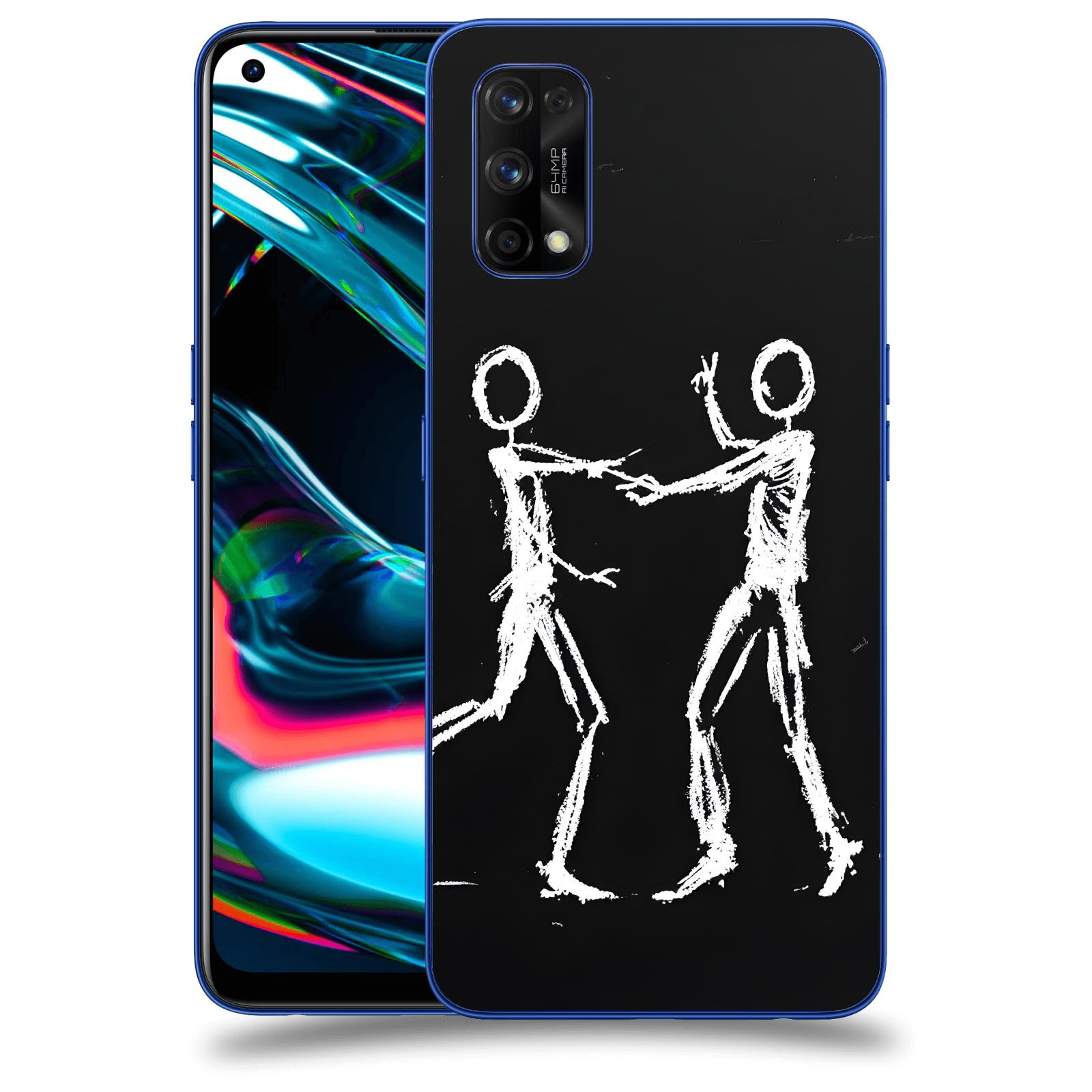 ACOVER Kryt na mobil Realme 7 Pro - Siluety