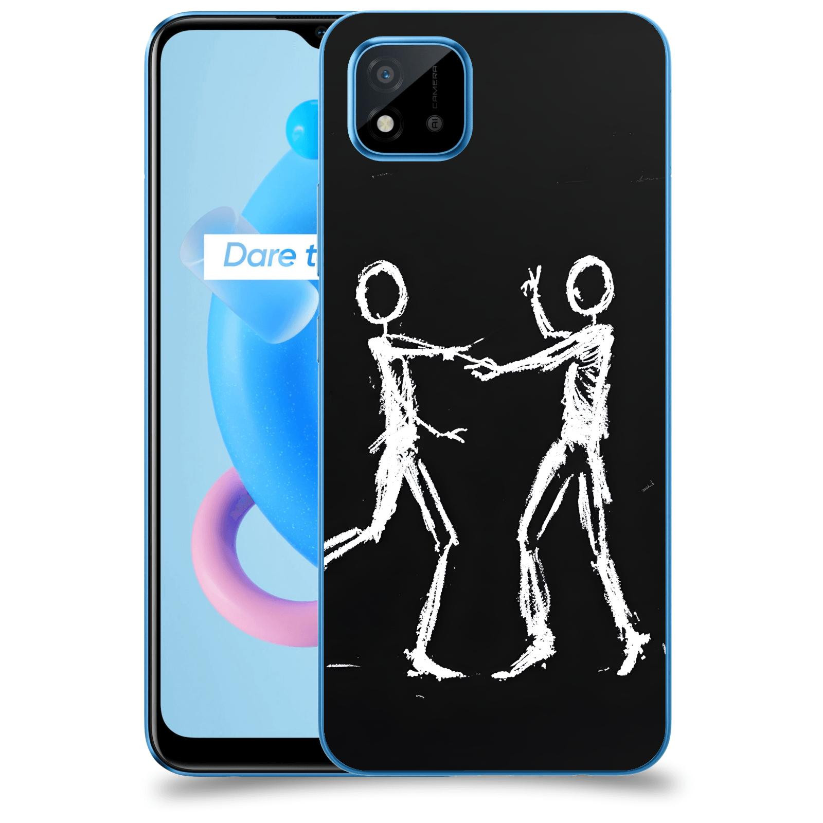 ACOVER Kryt na mobil Realme C11 (2021) - Siluety
