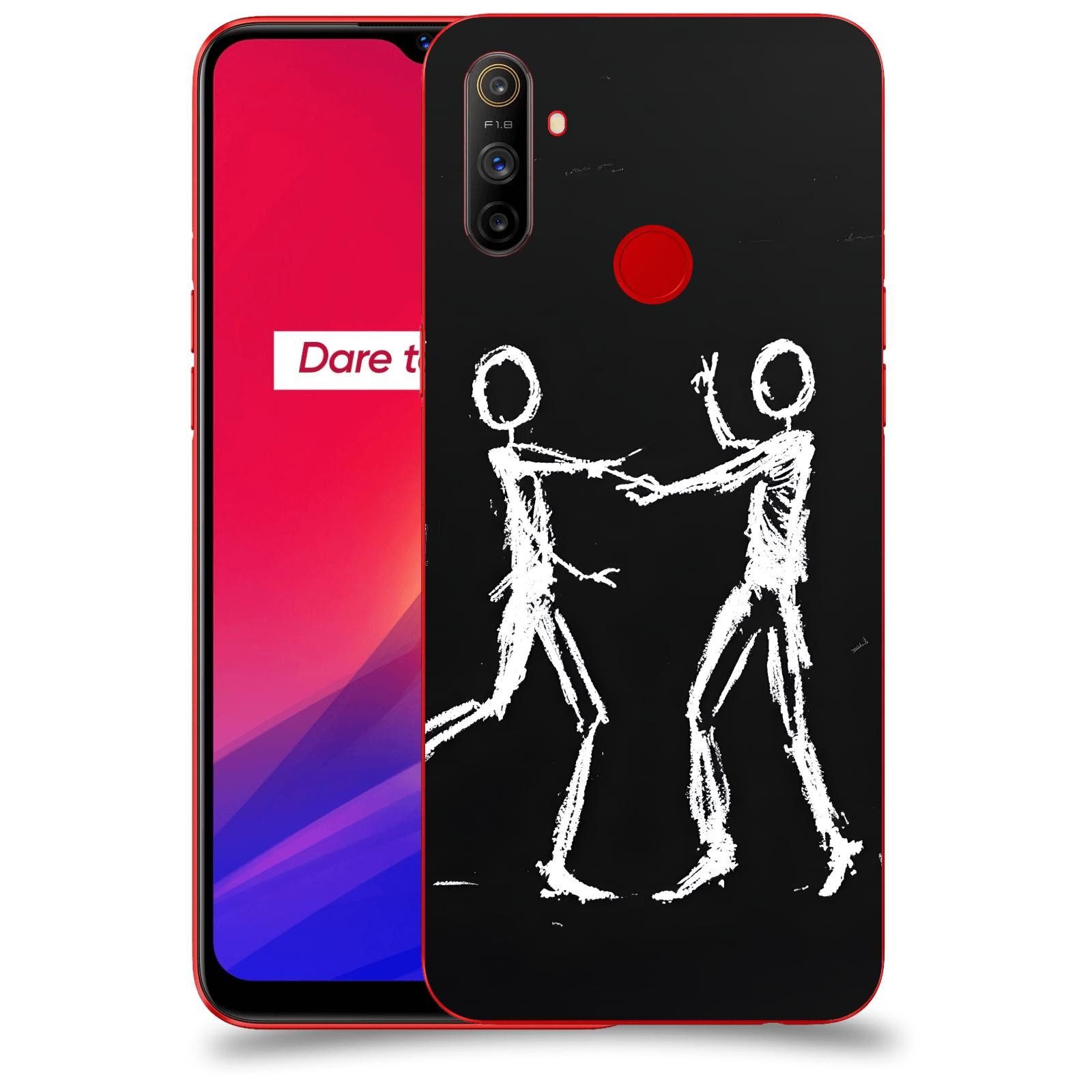 ACOVER Kryt na mobil Realme C3 - Siluety