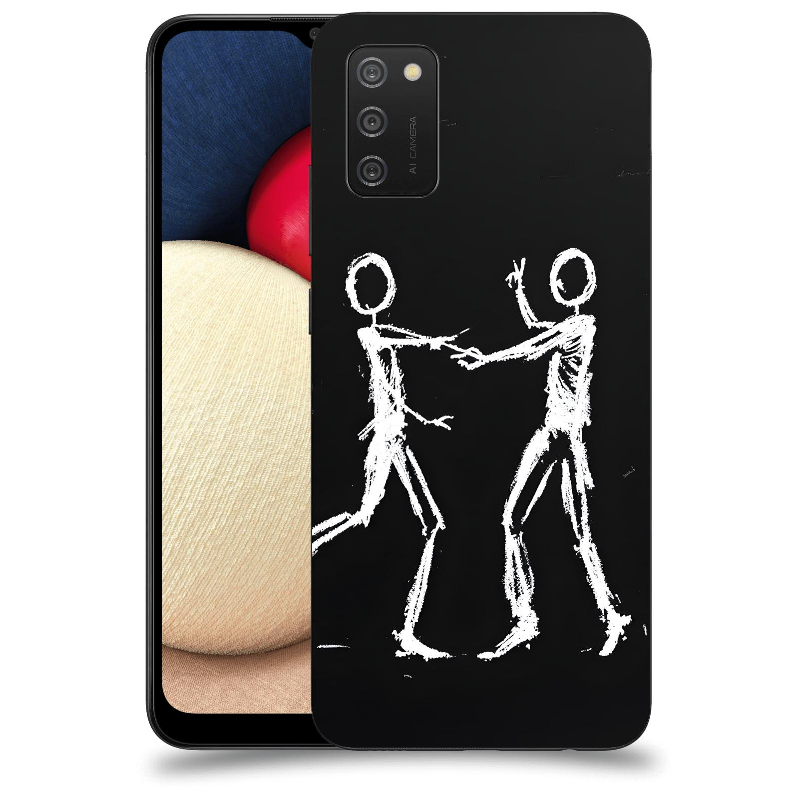ACOVER Kryt na mobil Samsung Galaxy A02s A025G - Siluety