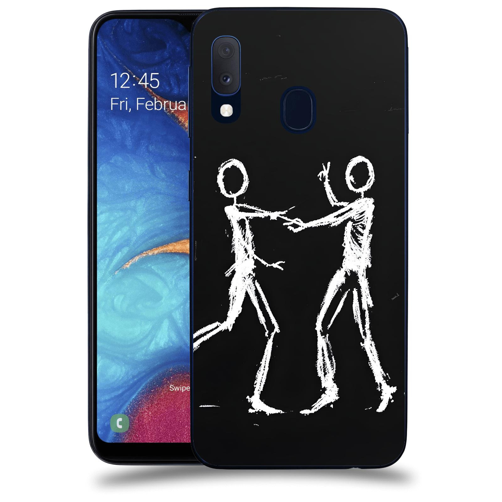 ACOVER Kryt na mobil Samsung Galaxy A20e A202F - Siluety