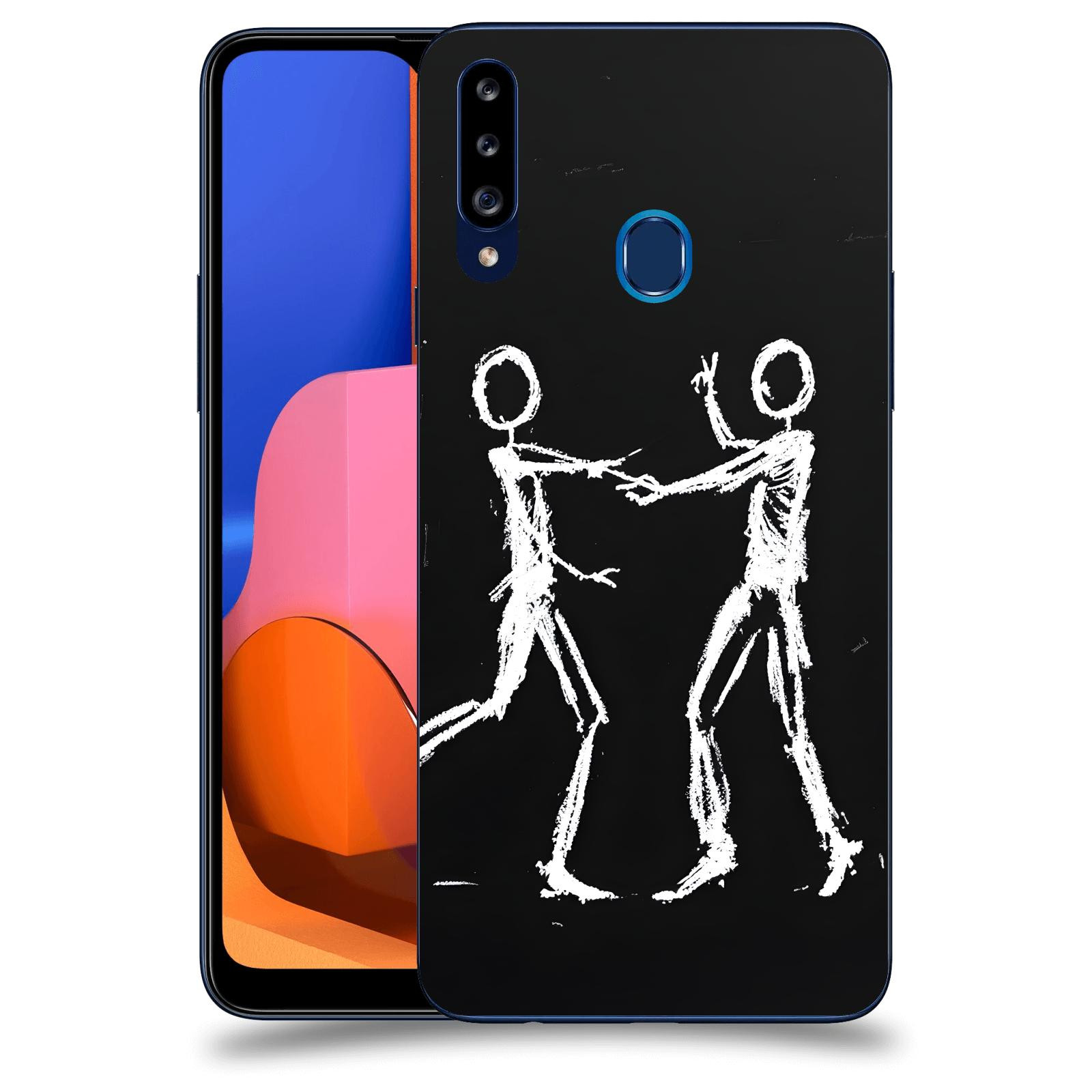 ACOVER Kryt na mobil Samsung Galaxy A20s - Siluety