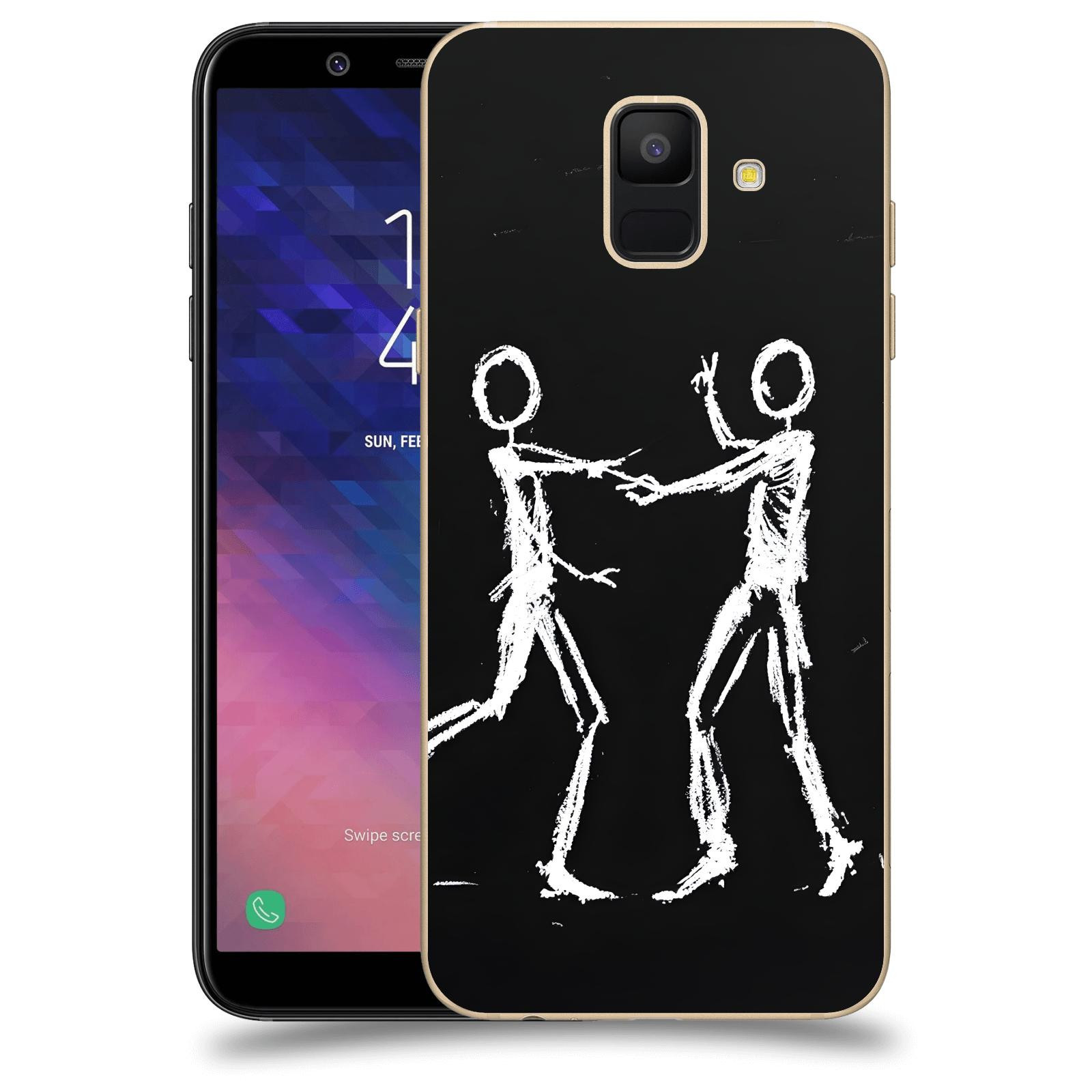 ACOVER Kryt na mobil Samsung Galaxy A6 A600F - Siluety