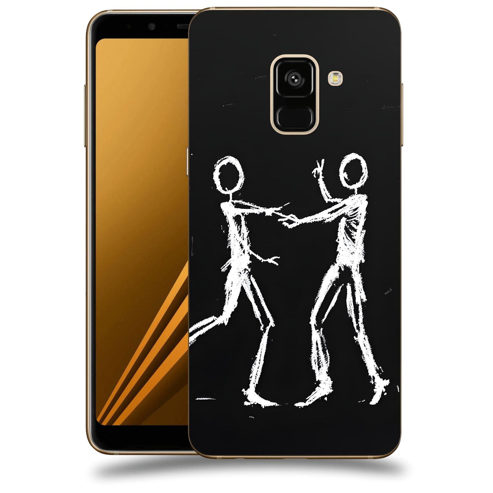 ACOVER Kryt na mobil Samsung Galaxy A8 2018 A530F - Siluety