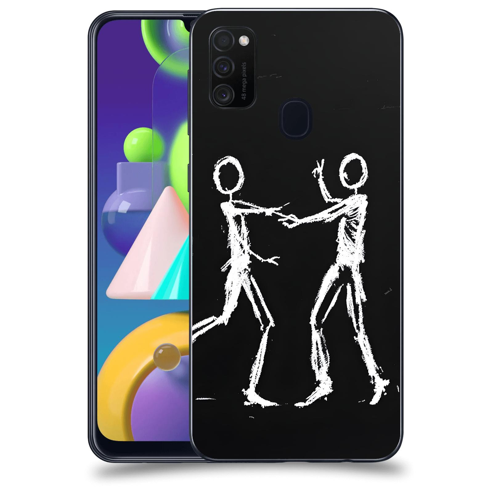ACOVER Kryt na mobil Samsung Galaxy M21 M215F - Siluety
