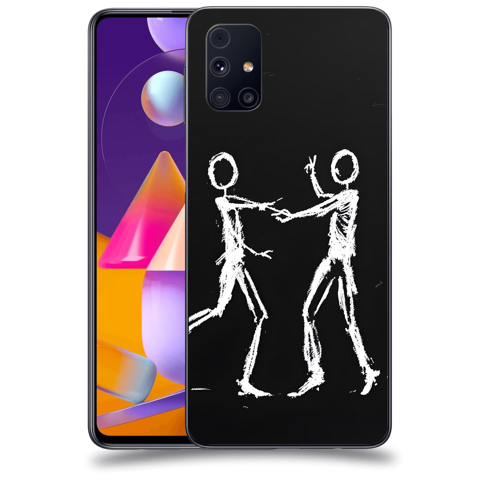 ACOVER Kryt na mobil Samsung Galaxy M31s - Siluety