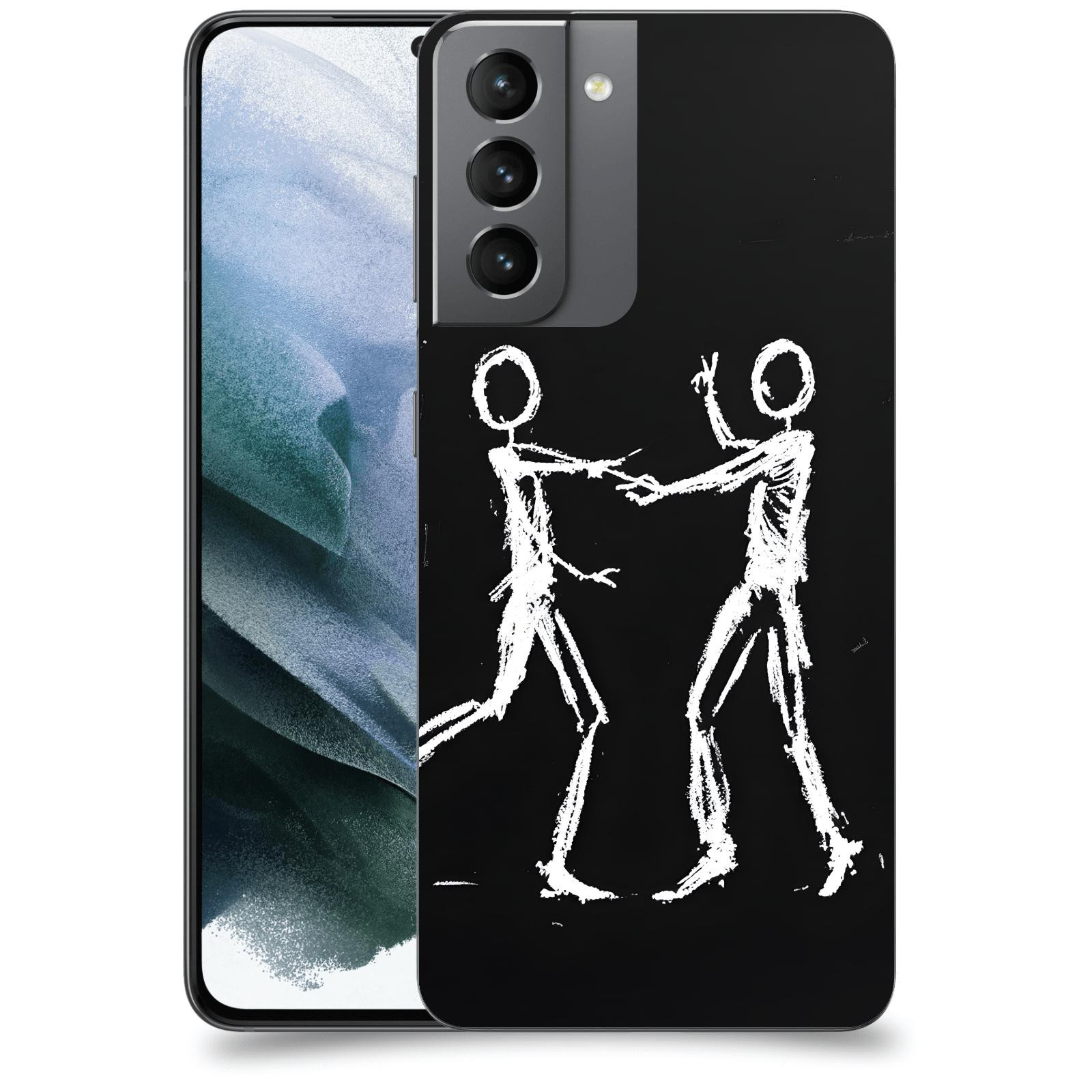 ACOVER Kryt na mobil Samsung Galaxy S21 G991B - Siluety