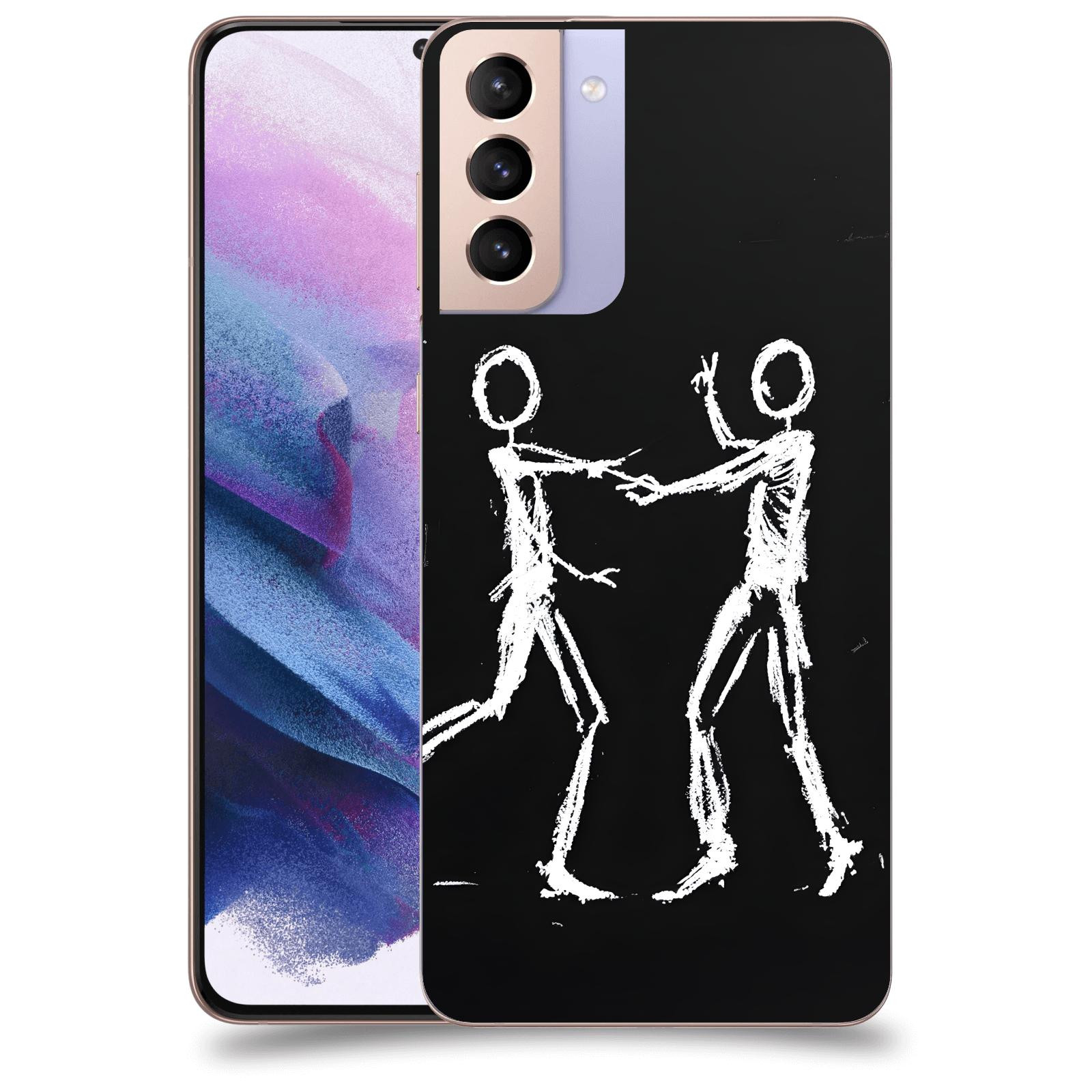ACOVER Kryt na mobil Samsung Galaxy S21+ G996F - Siluety