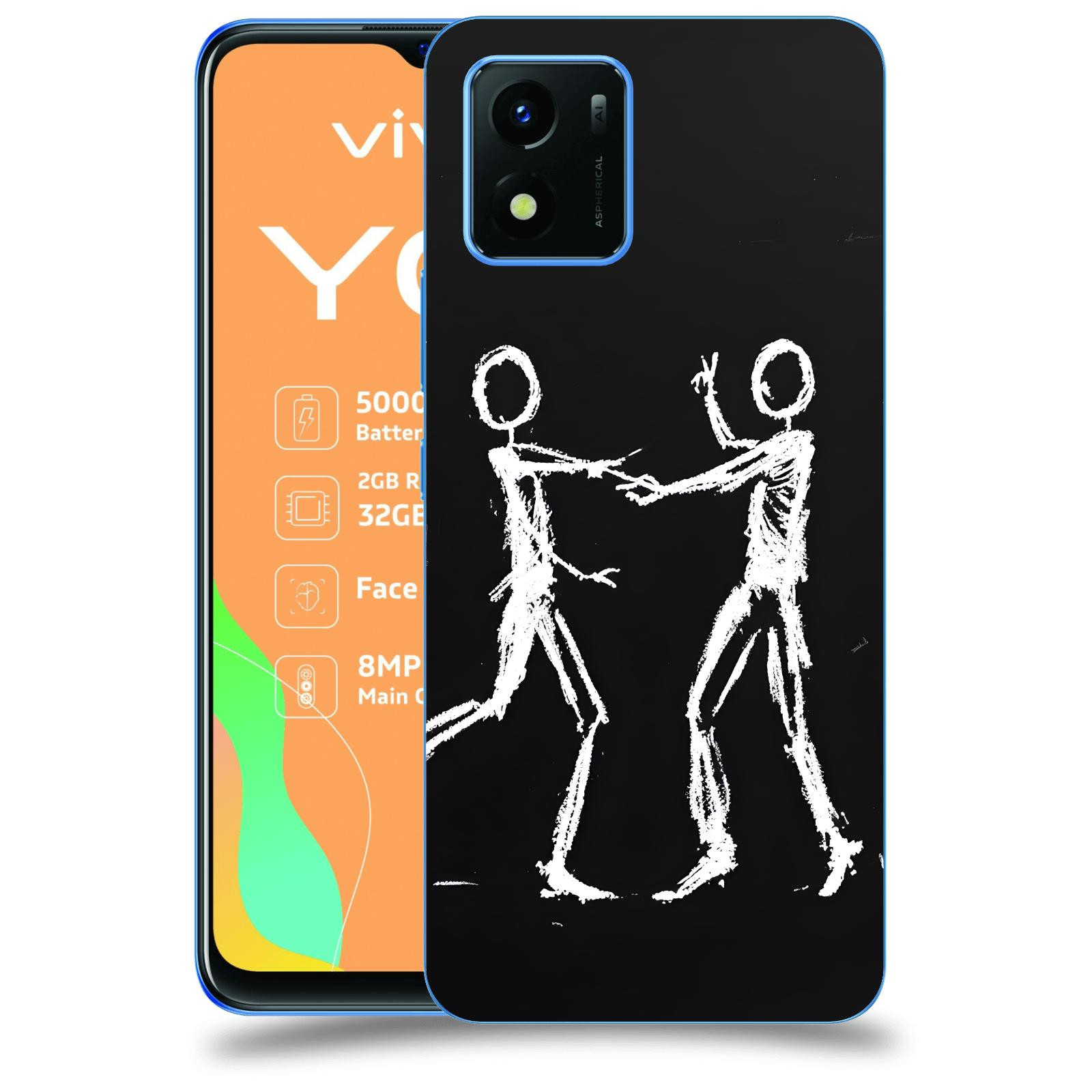 ACOVER Kryt na mobil Vivo Y01 - Siluety