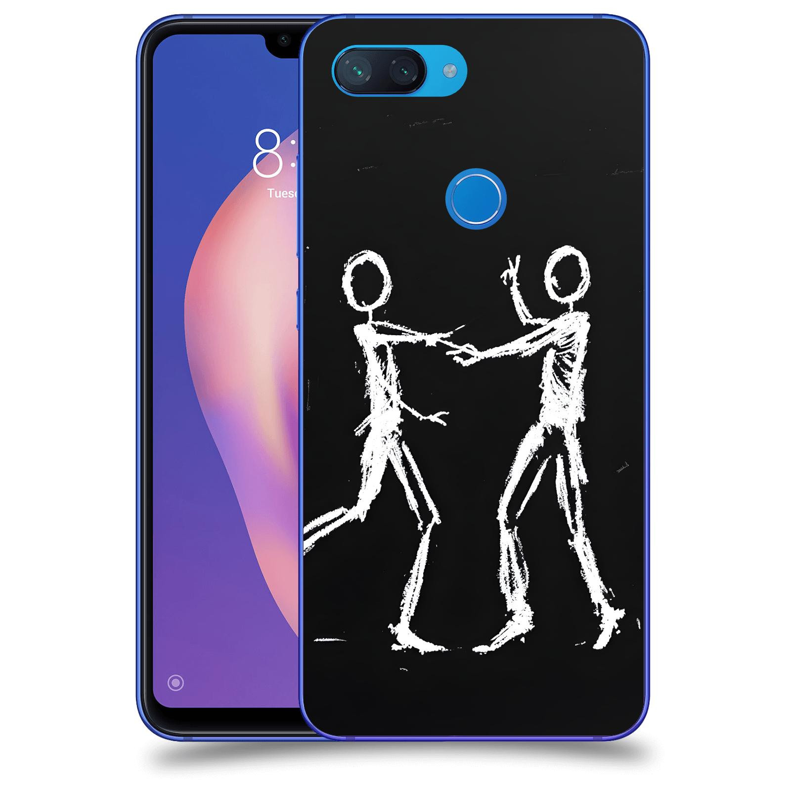 ACOVER Kryt na mobil Xiaomi Mi 8 Lite - Siluety