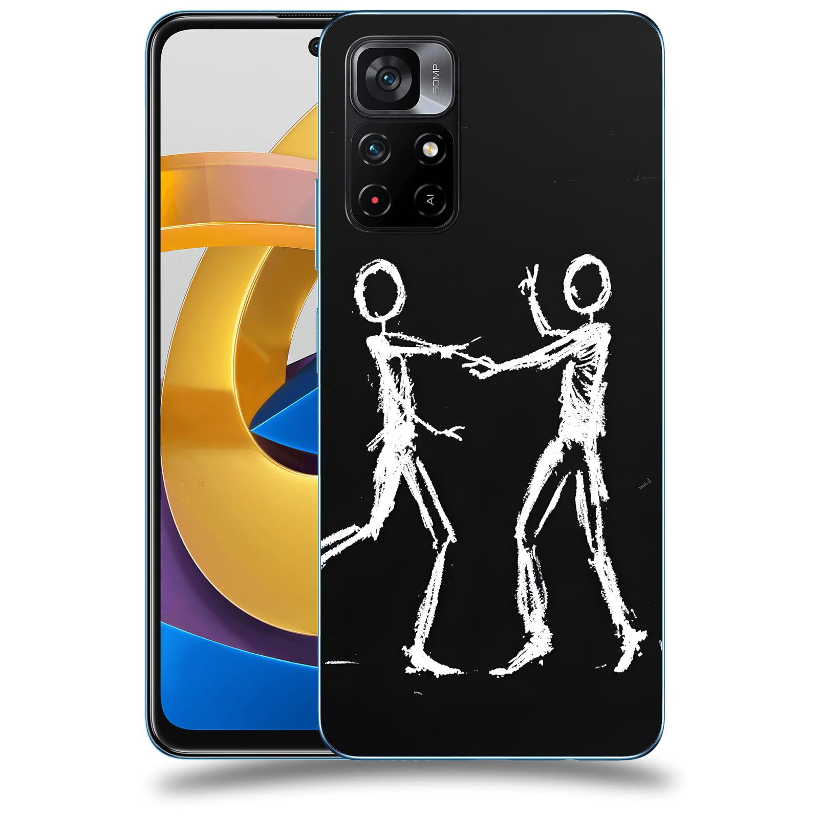 ACOVER Kryt na mobil Xiaomi Poco M4 Pro - Siluety