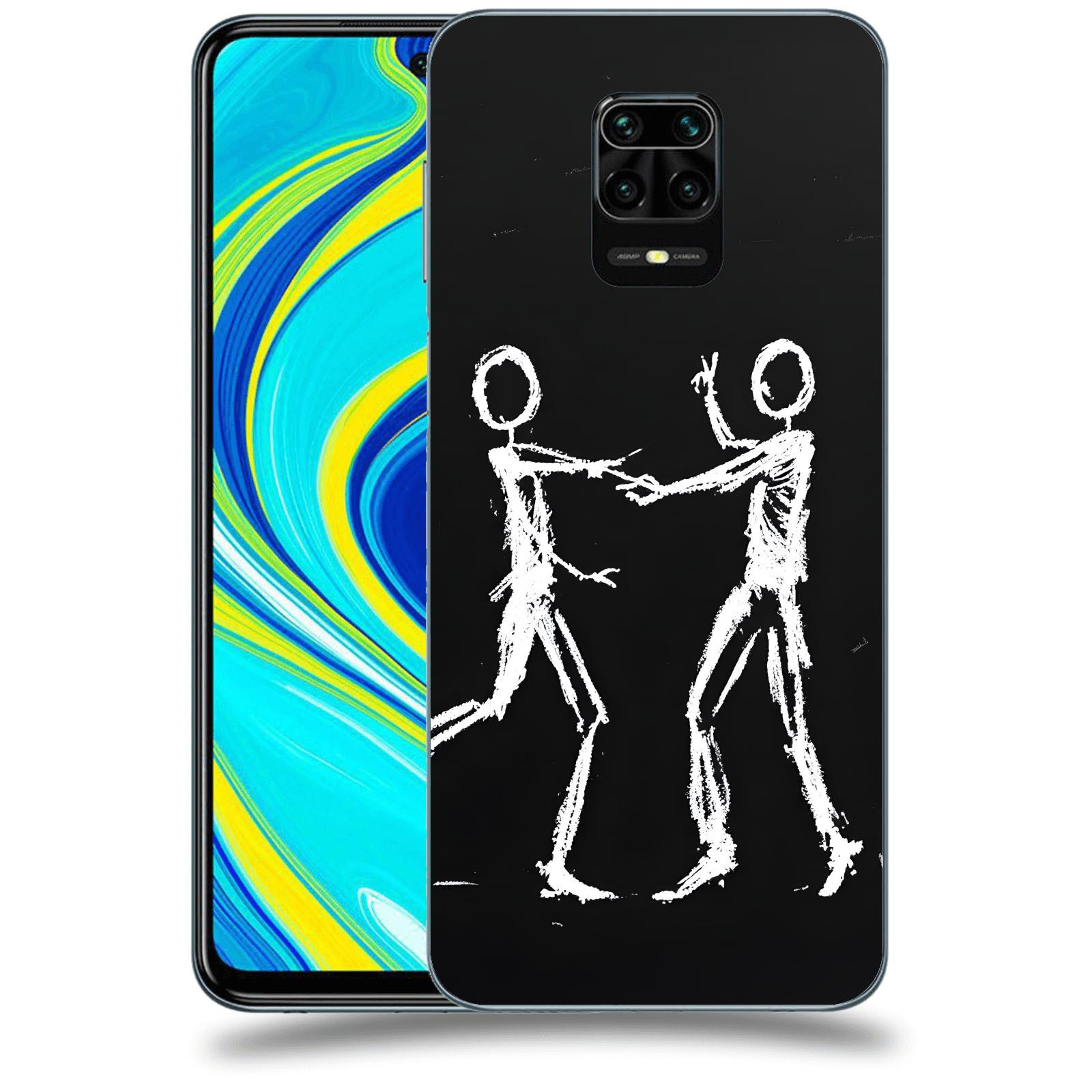 ACOVER Kryt na mobil Xiaomi Redmi Note 9S - Siluety