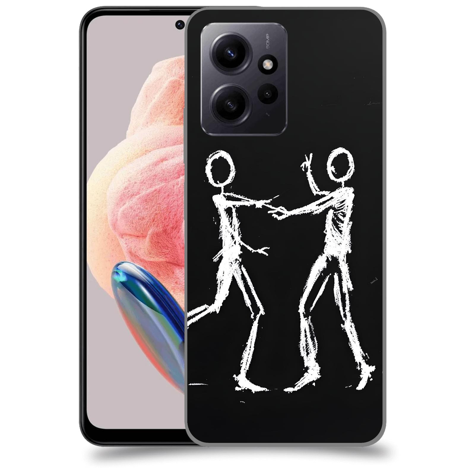 ACOVER Kryt na mobil Xiaomi Redmi Note 12 4G - Siluety