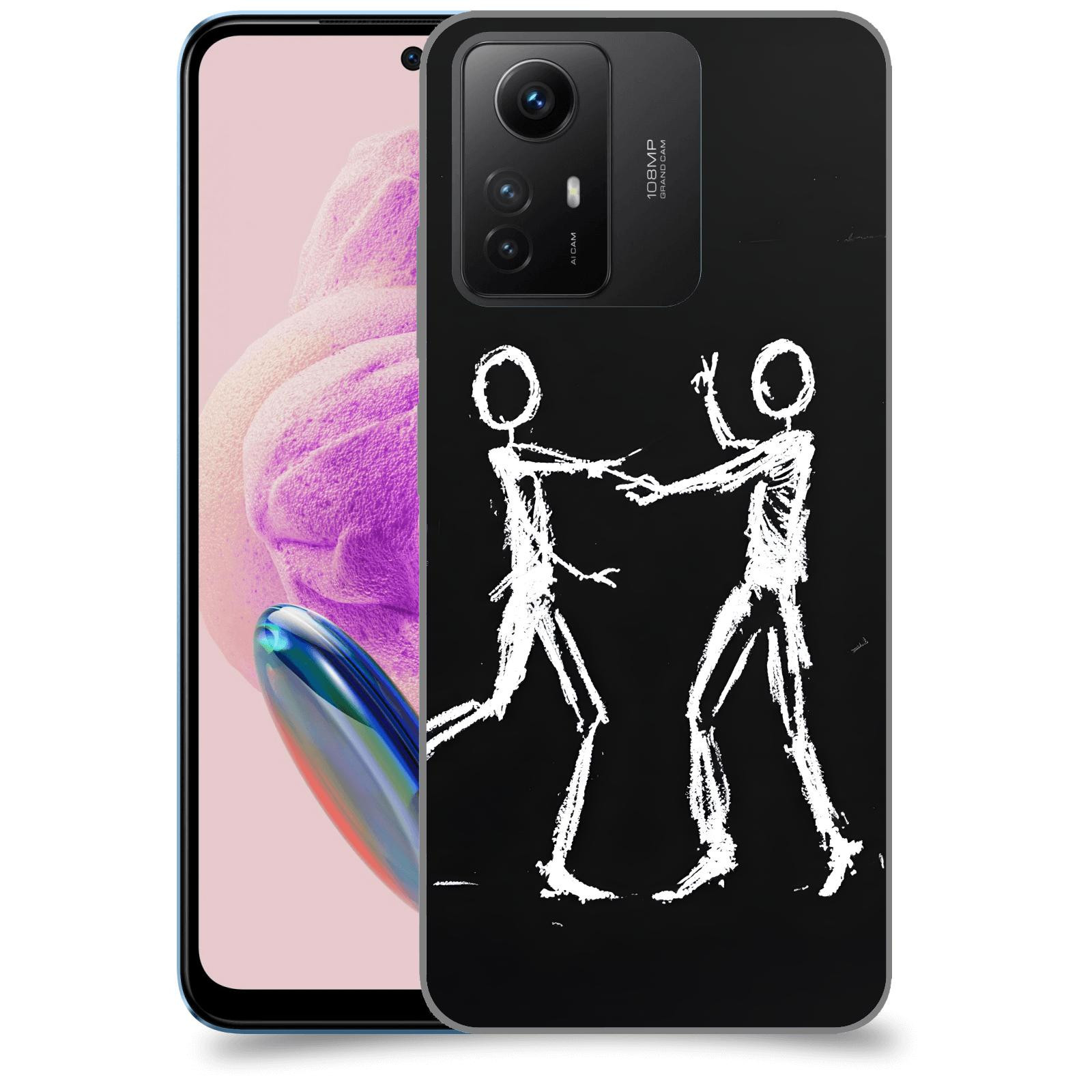 ACOVER Kryt na mobil Xiaomi Redmi Note 12S - Siluety