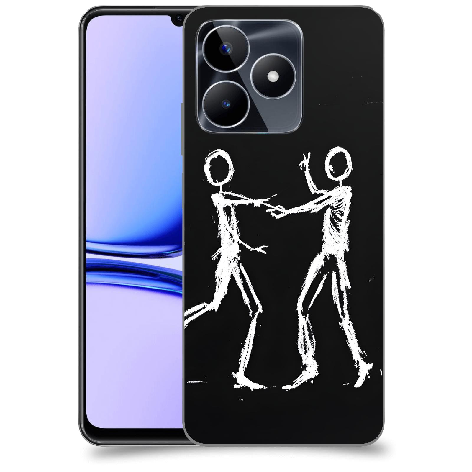 ACOVER Kryt na mobil Realme C53 - Siluety