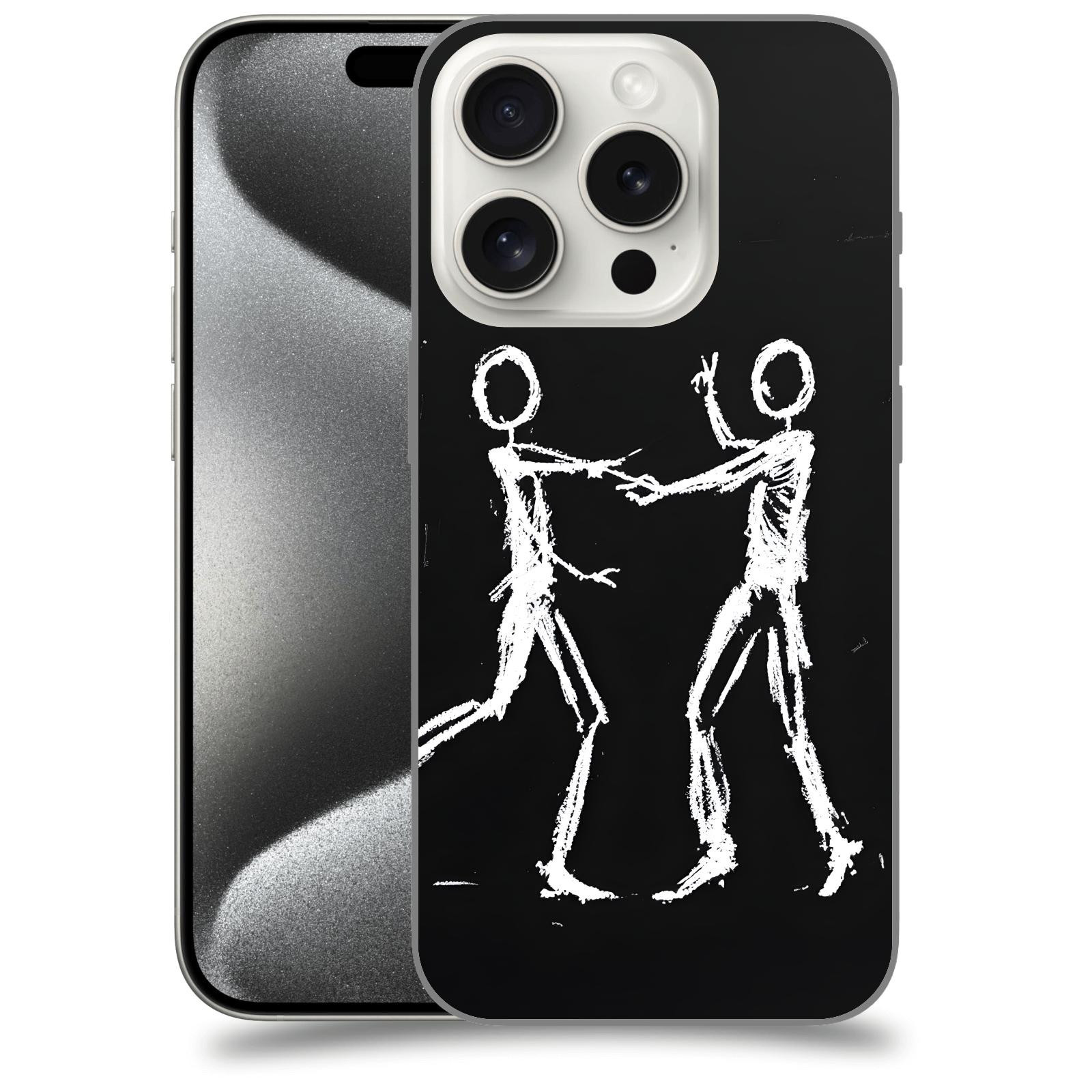 ACOVER Kryt na mobil Apple iPhone 15 pro - Siluety