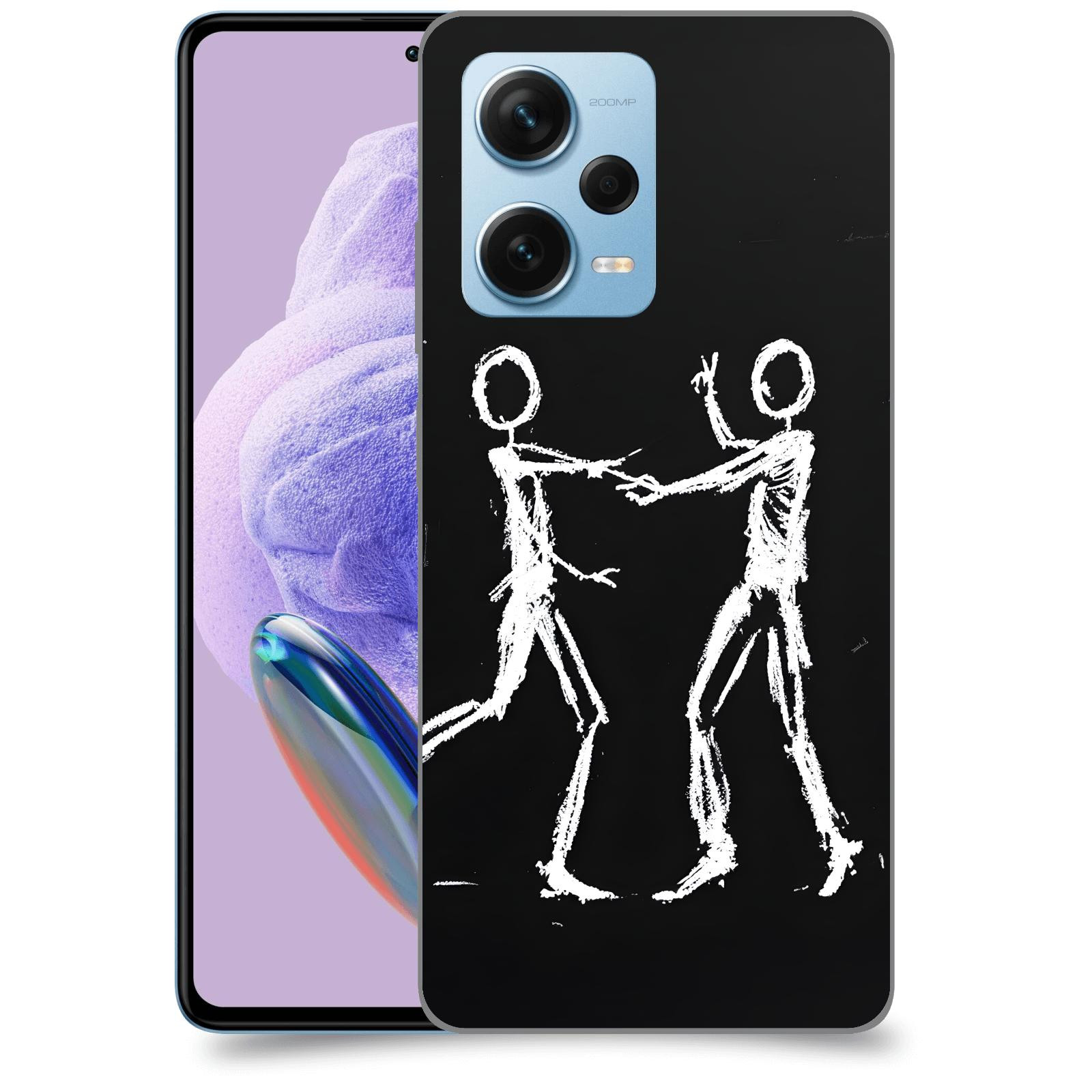 ACOVER Kryt na mobil Xiaomi Redmi Note 12 Pro+ 5G - Siluety