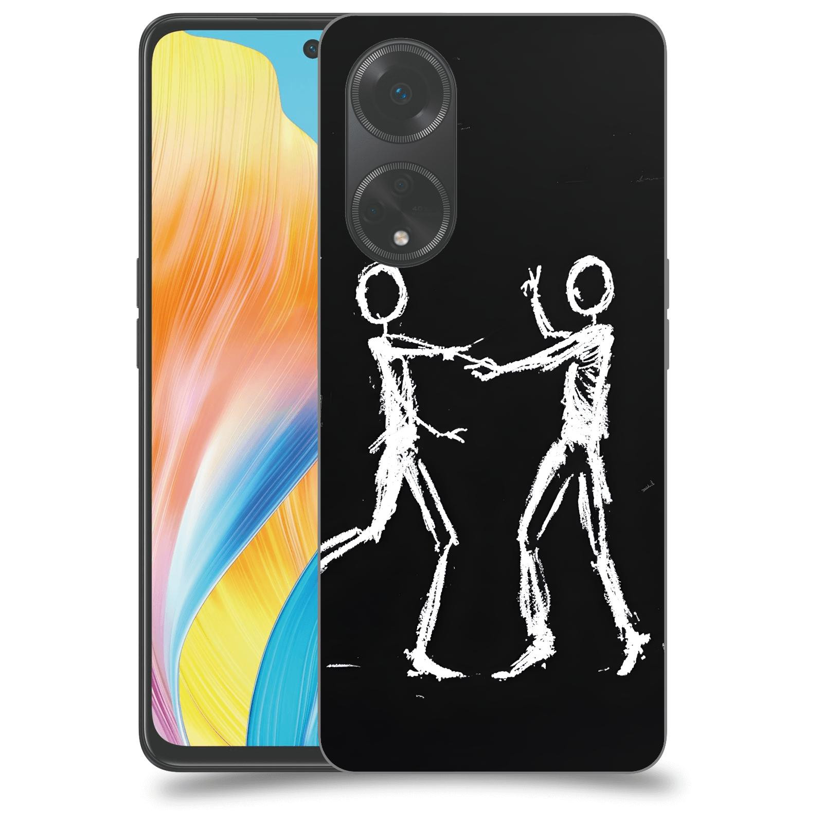 ACOVER Kryt na mobil OPPO A98 5G - Siluety