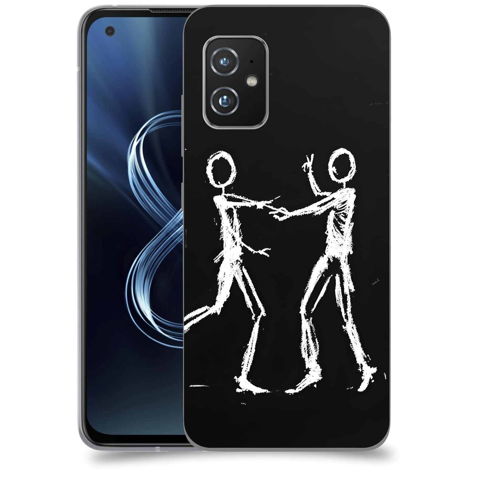 ACOVER Kryt na mobil Honor Magic5 Lite 5G - Siluety