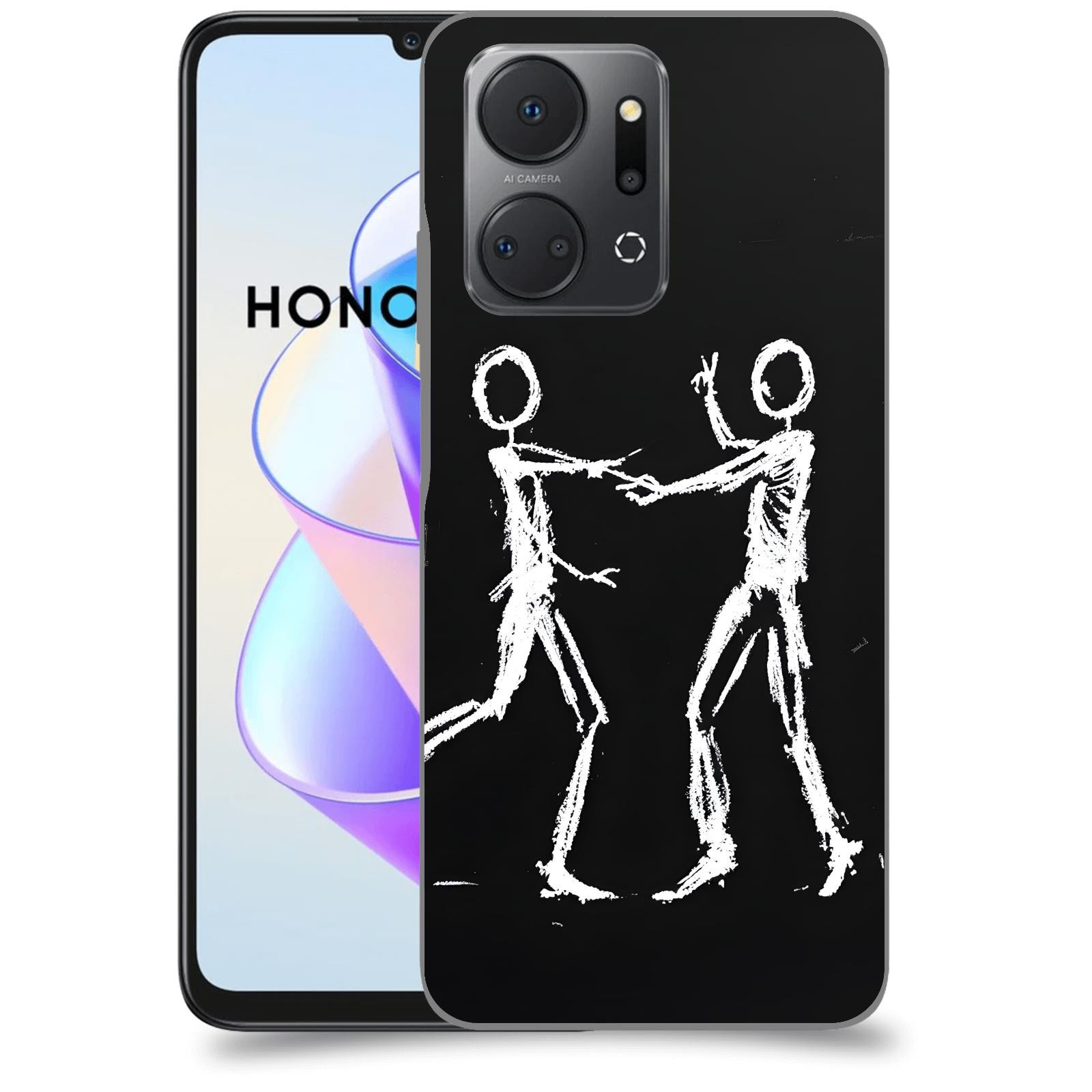 ACOVER Kryt na mobil HONOR X7a - Siluety