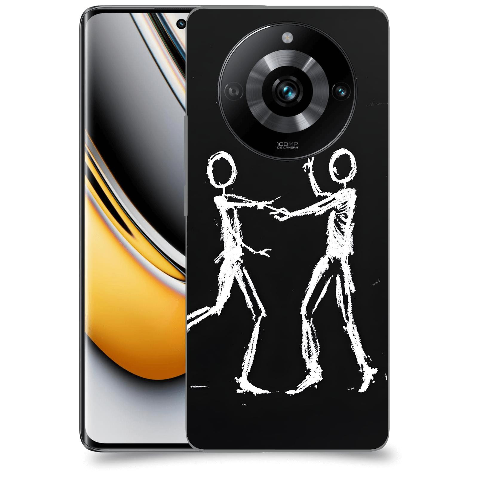 ACOVER Kryt na mobil Realme 11 Pro 5G - Siluety