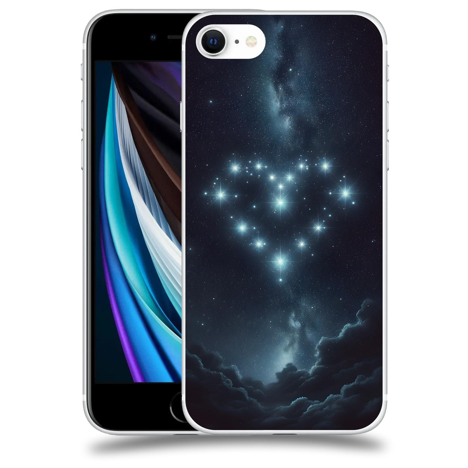 ACOVER Kryt na mobil Apple iPhone SE 2020 - Love in the Sky