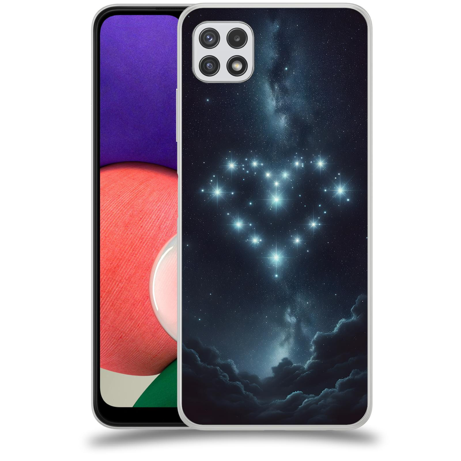 ACOVER Kryt na mobil Samsung Galaxy A22 A225F - Love in the Sky