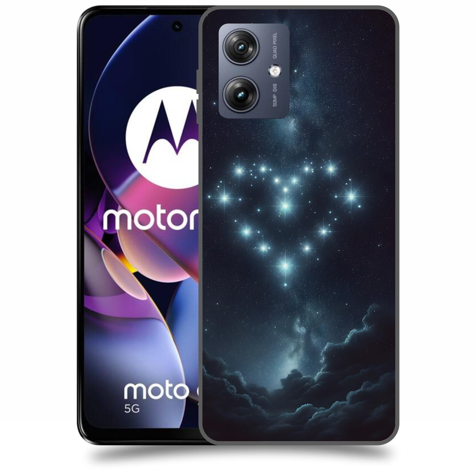 ACOVER Kryt na mobil Motorola Moto G54 5G - Love in the Sky