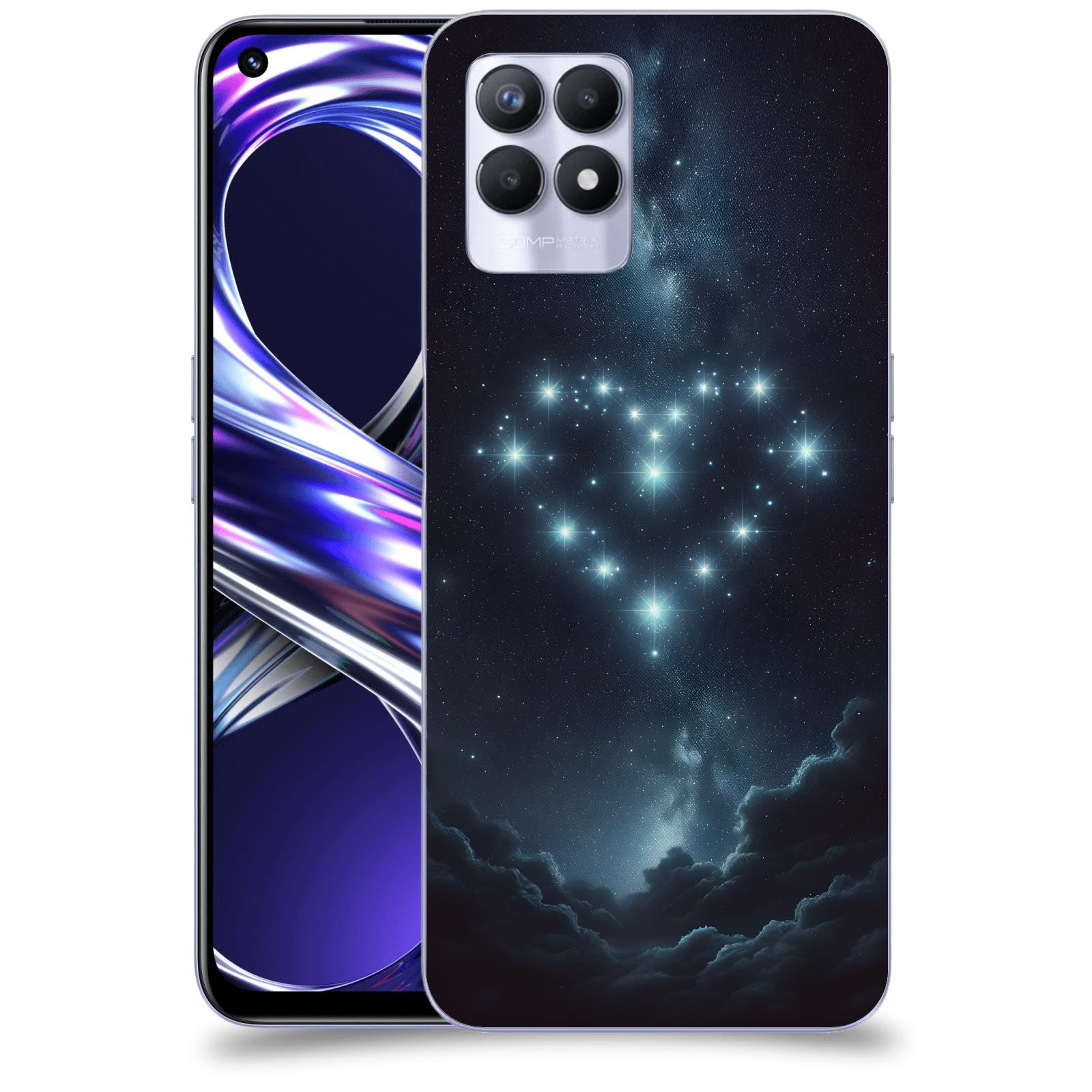 ACOVER Kryt na mobil Realme 8i - Love in the Sky