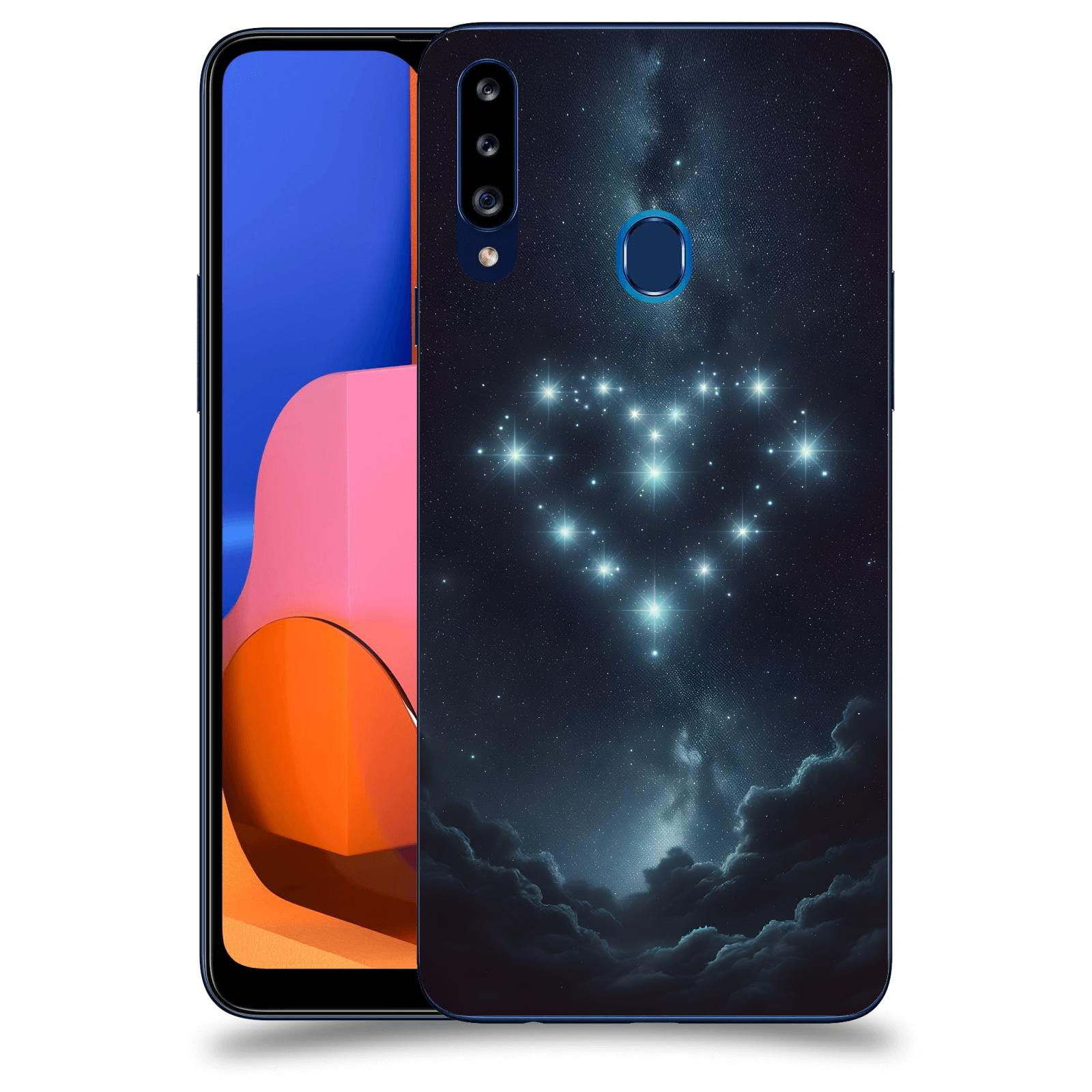 ACOVER Kryt na mobil Samsung Galaxy A20s - Love in the Sky