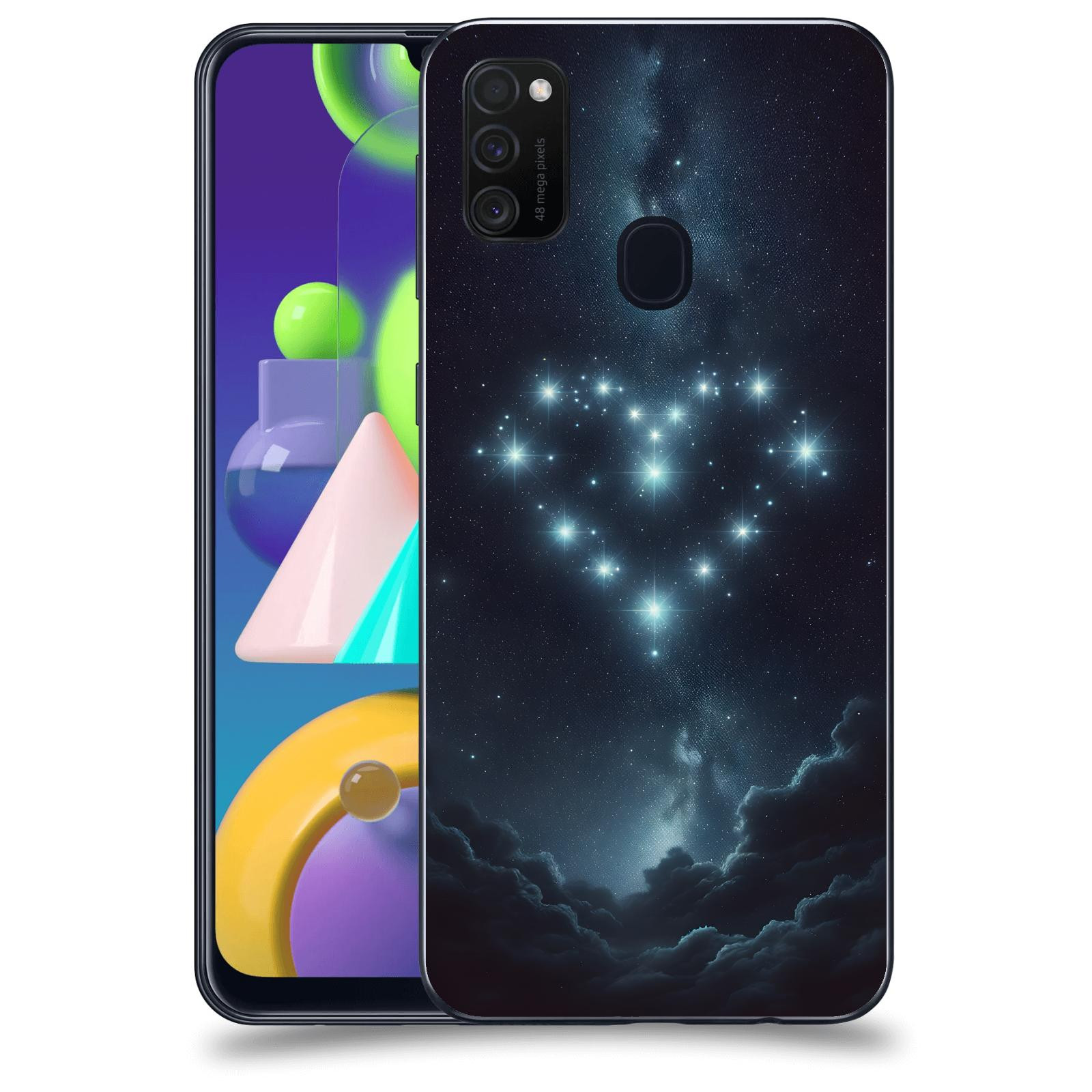 ACOVER Kryt na mobil Samsung Galaxy M21 M215F - Love in the Sky