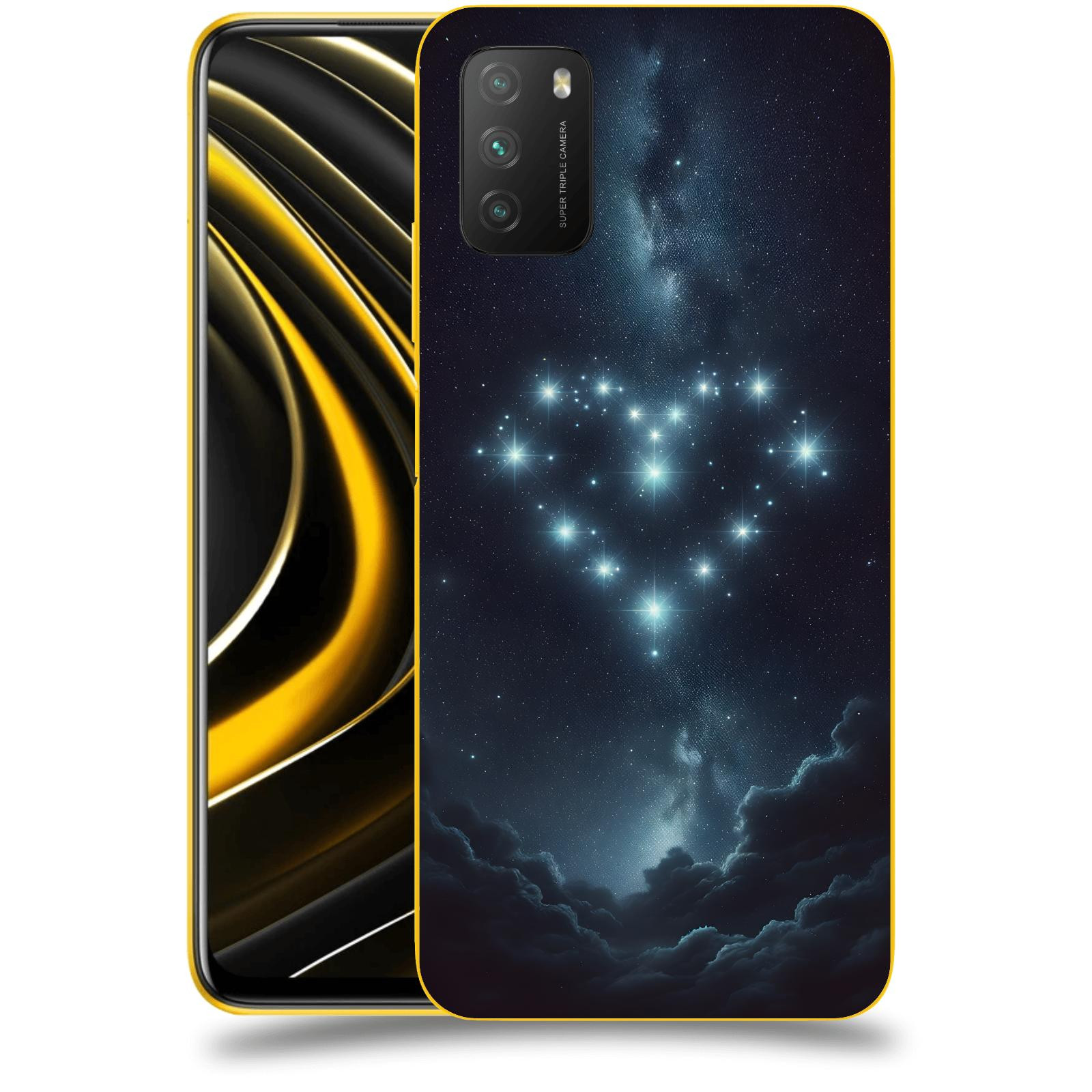 ACOVER Kryt na mobil Xiaomi Poco M3 - Love in the Sky