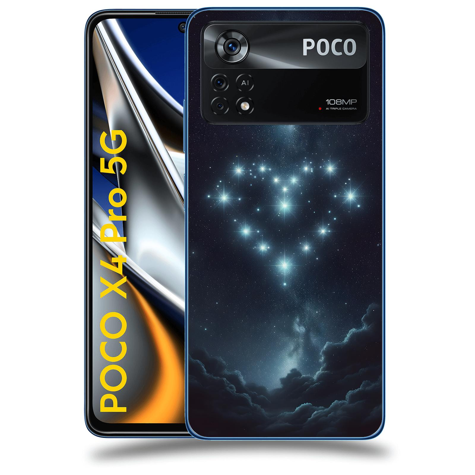 ACOVER Kryt na mobil Xiaomi Poco X4 Pro 5G - Love in the Sky
