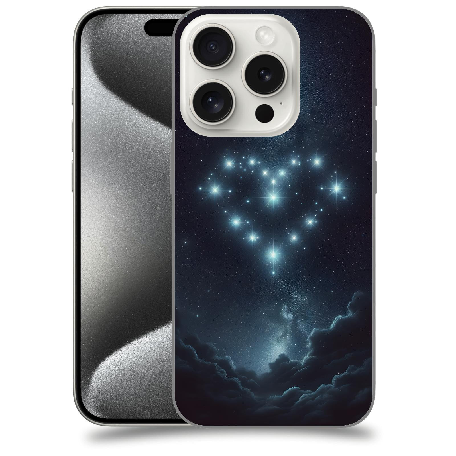 ACOVER Kryt na mobil Apple iPhone 15 pro - Love in the Sky