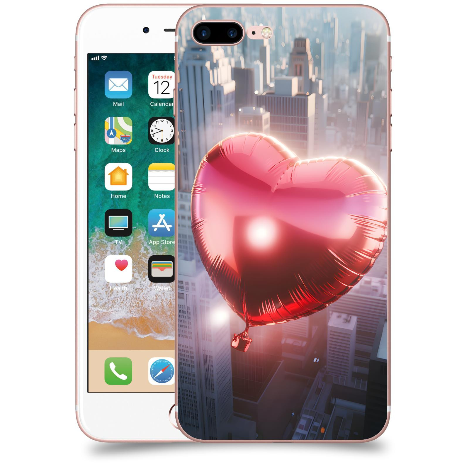 ACOVER Kryt na mobil Apple iPhone 7 Plus - Balónek