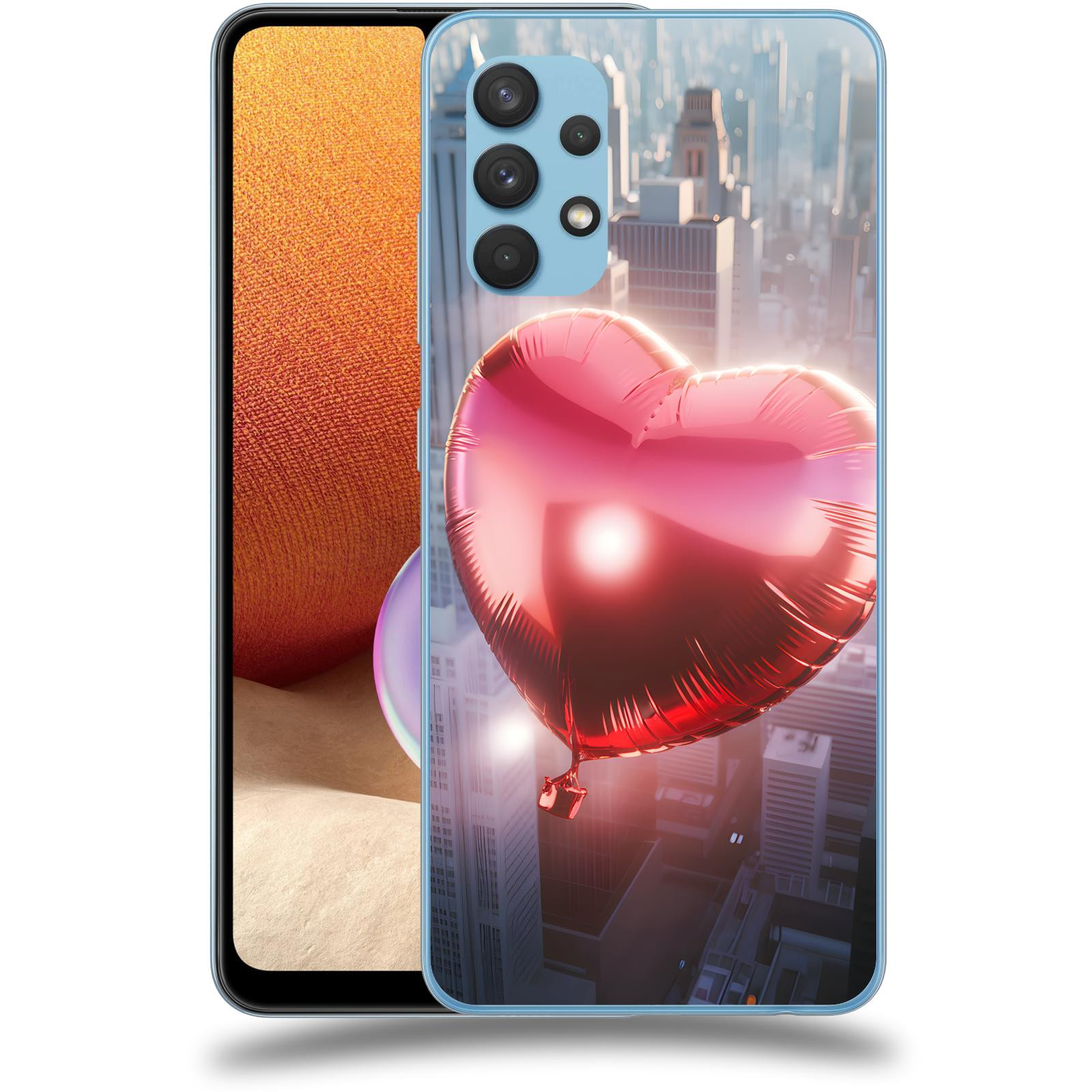 ACOVER Kryt na mobil Samsung Galaxy A32 4G SM-A325F - Balónek