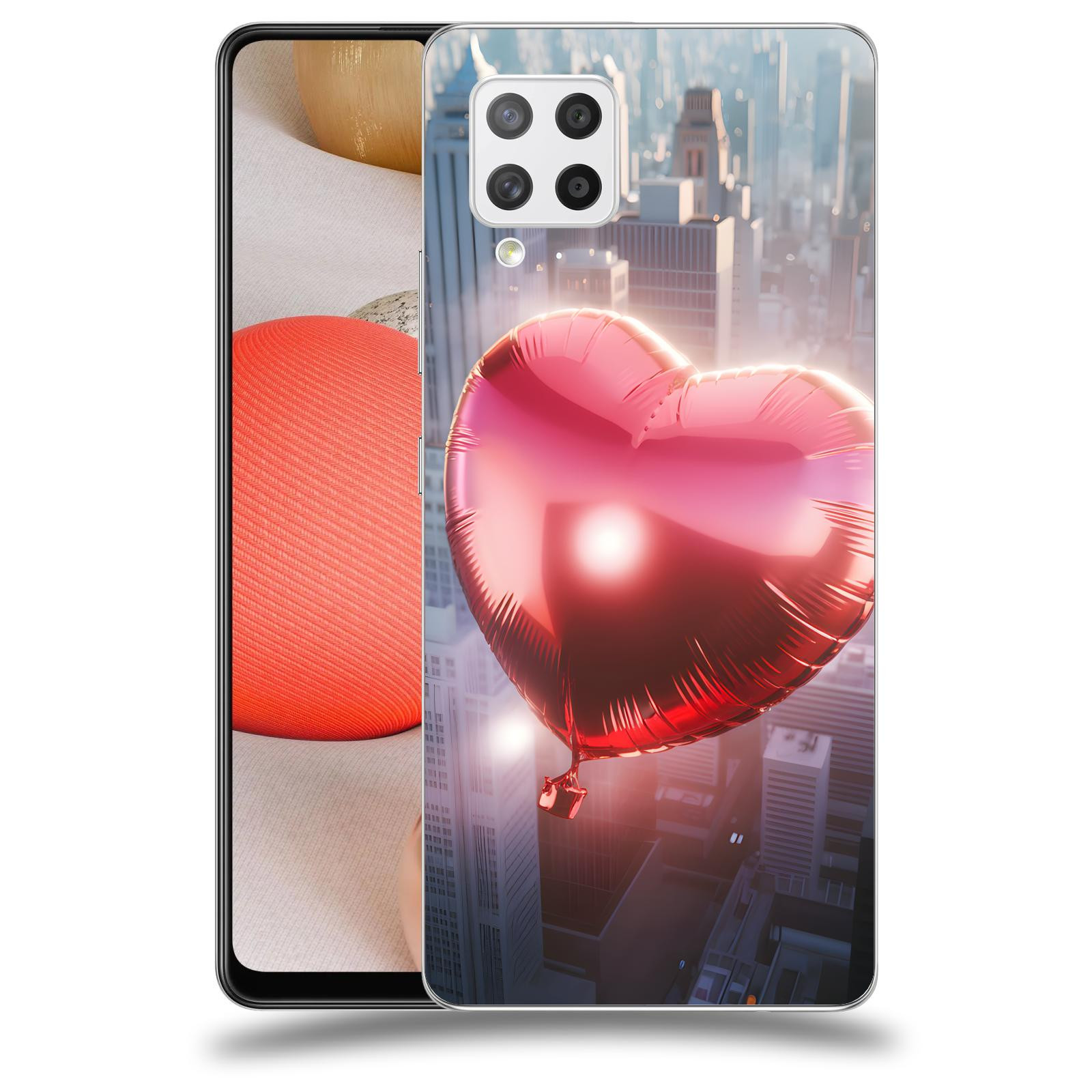 ACOVER Kryt na mobil Samsung Galaxy A42 A426B - Balónek