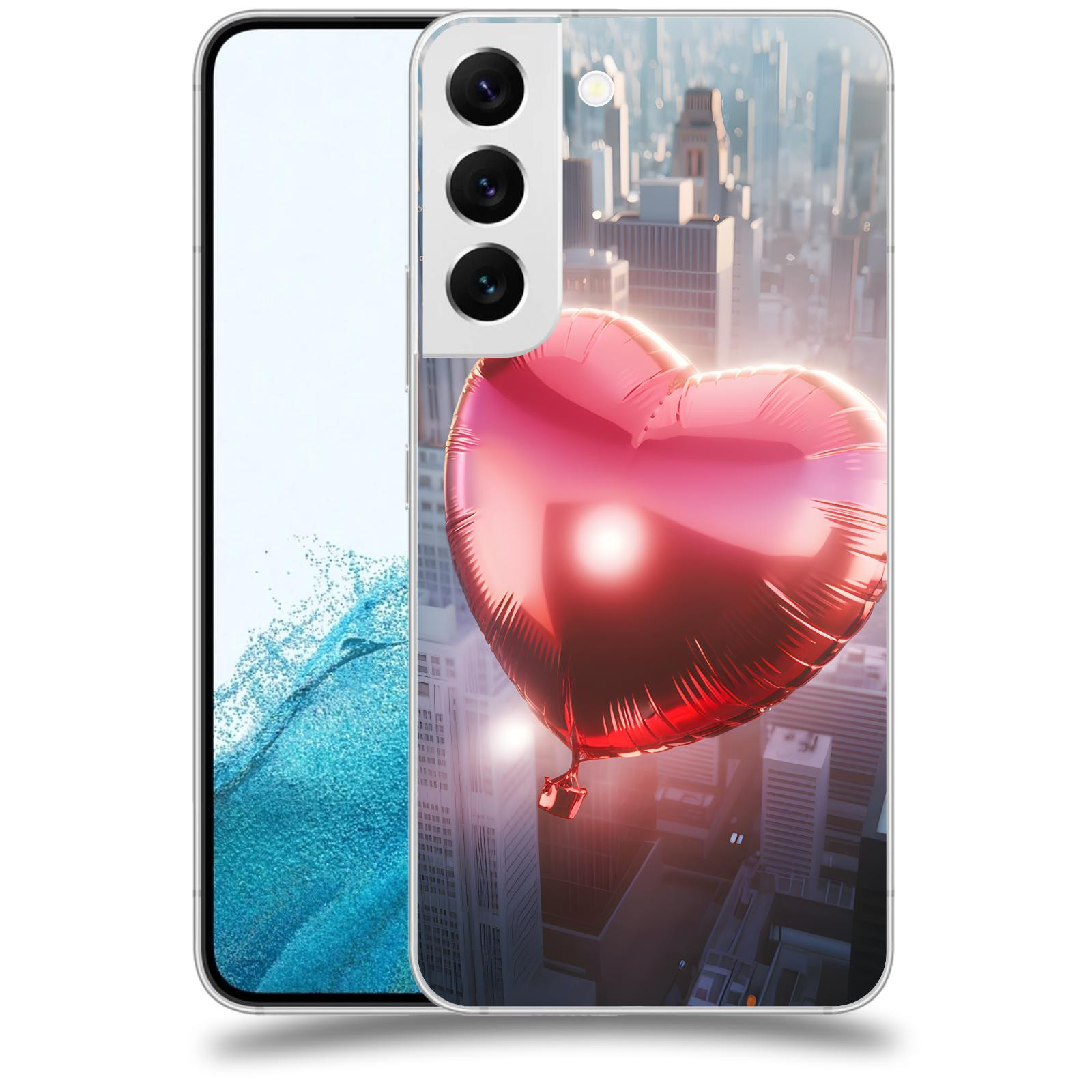 ACOVER Kryt na mobil Samsung Galaxy S22 5G - Balónek