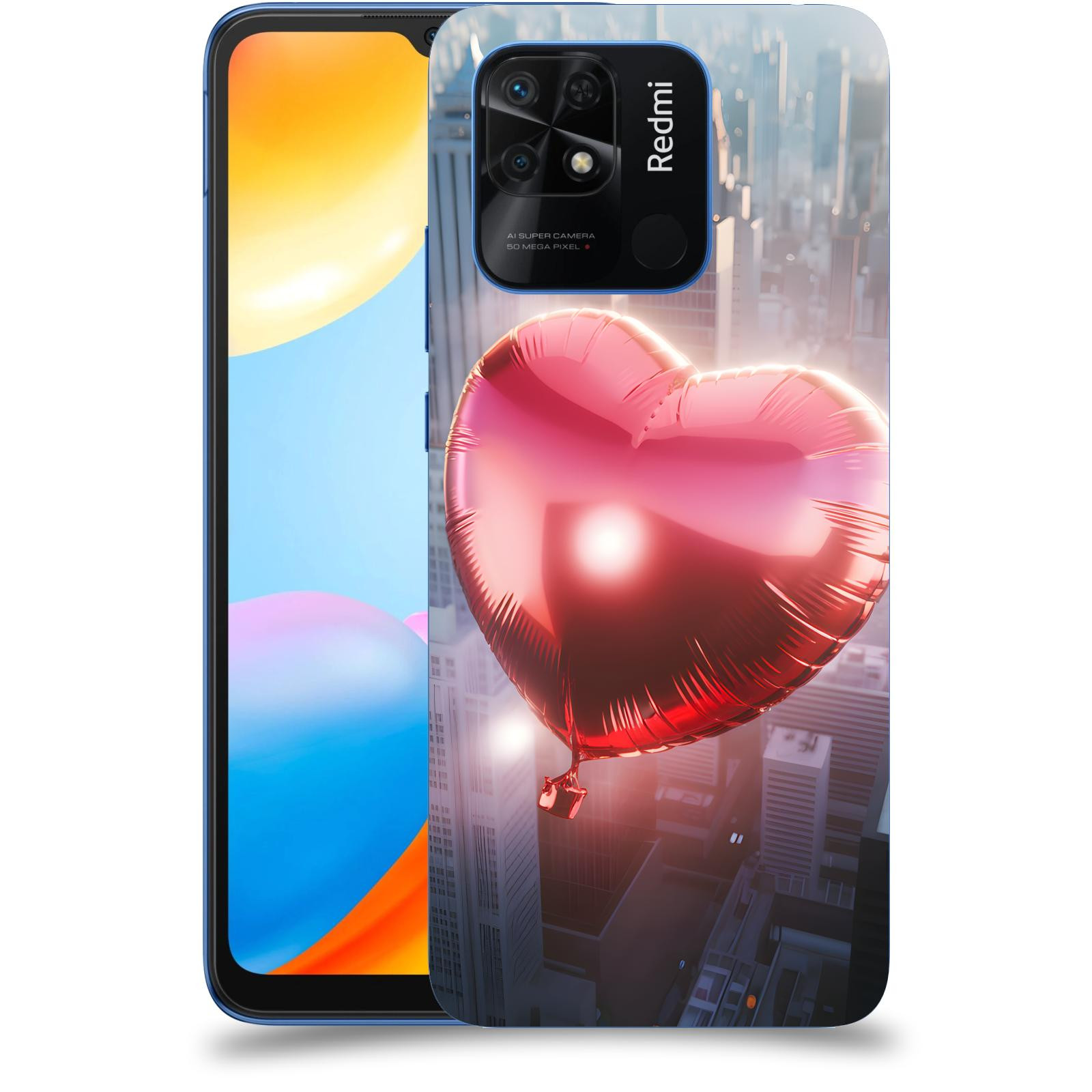 ACOVER Kryt na mobil Xiaomi Redmi 10C - Balónek
