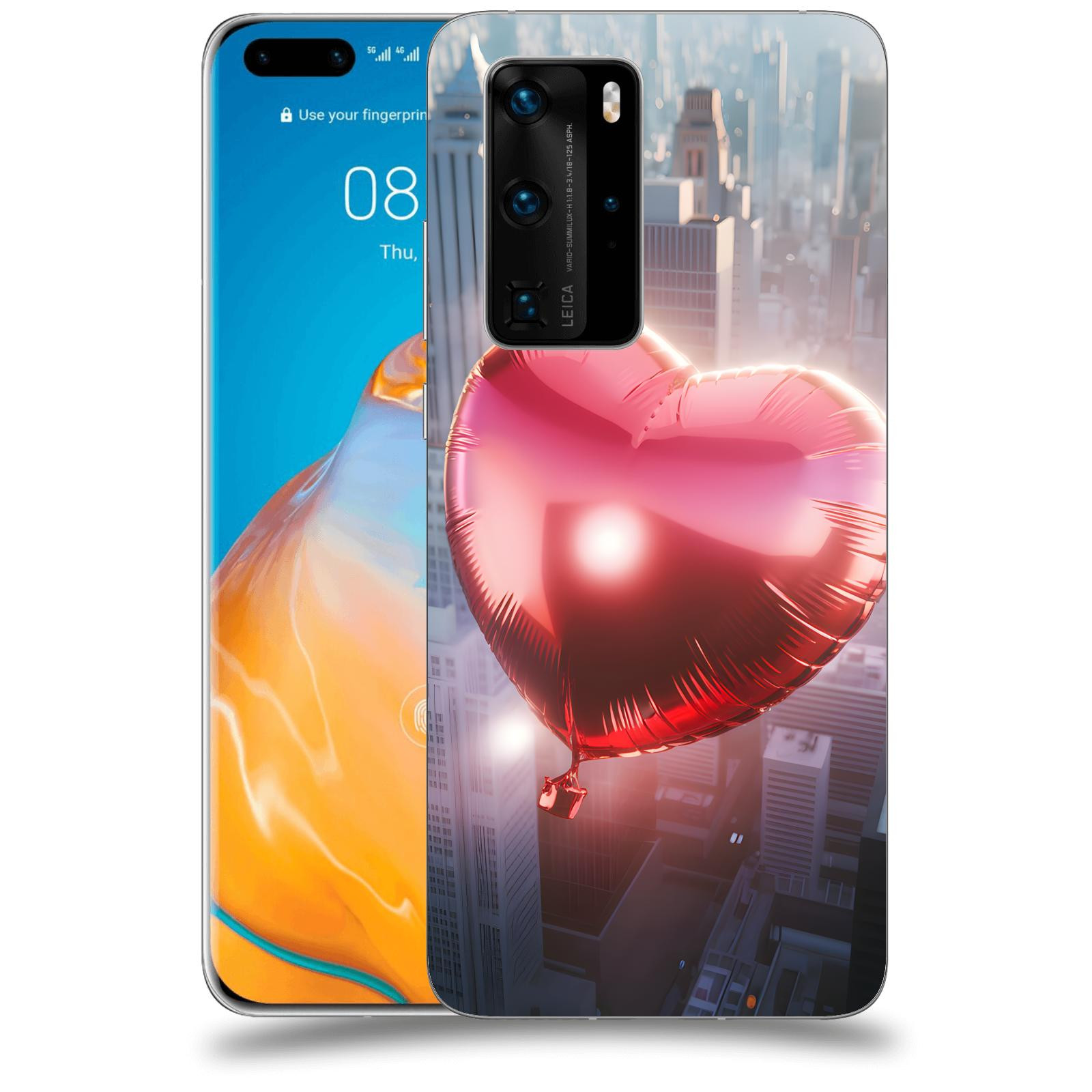 ACOVER Kryt na mobil Huawei P40 - Balónek