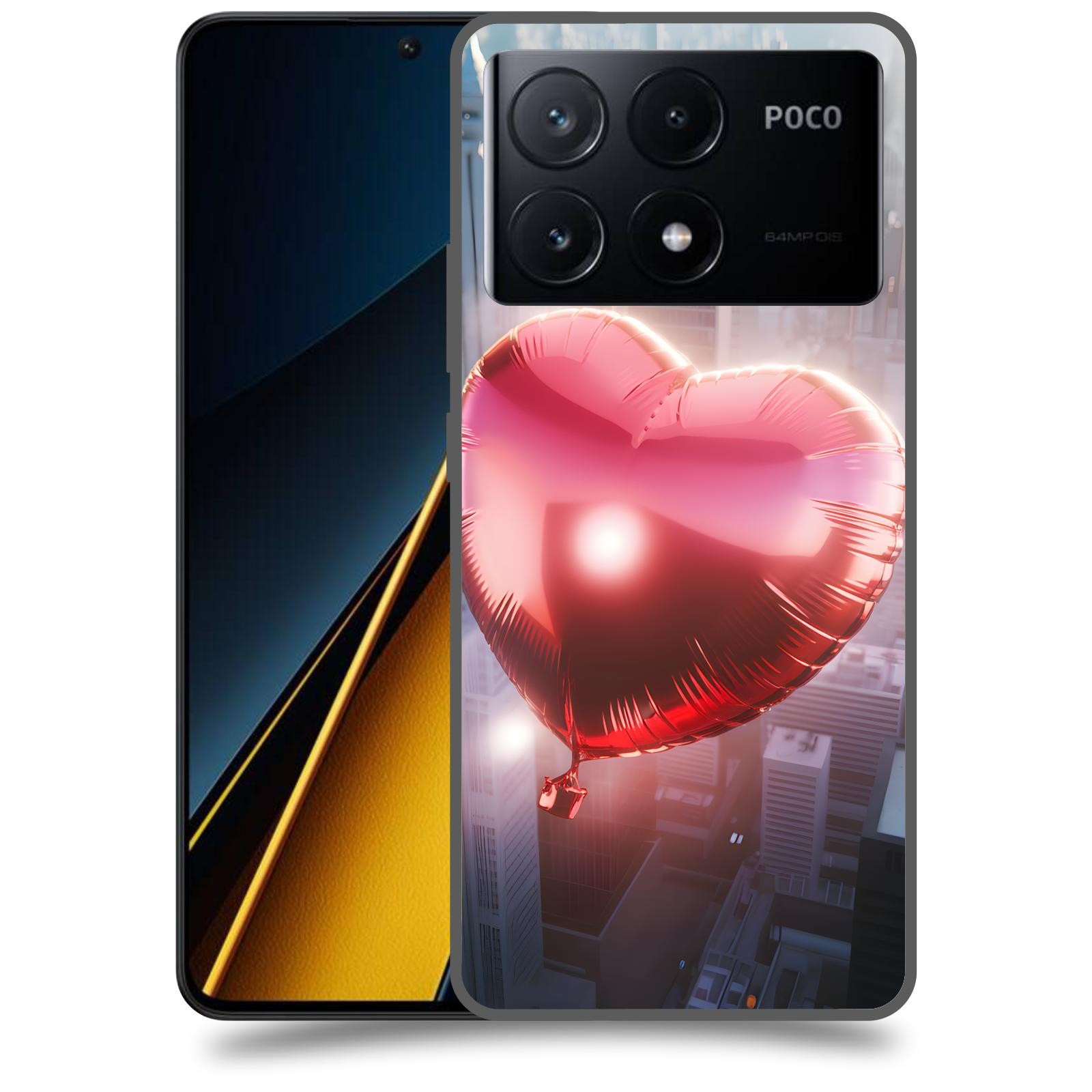 ACOVER Kryt na mobil Poco X6 Pro 5G - Balónek